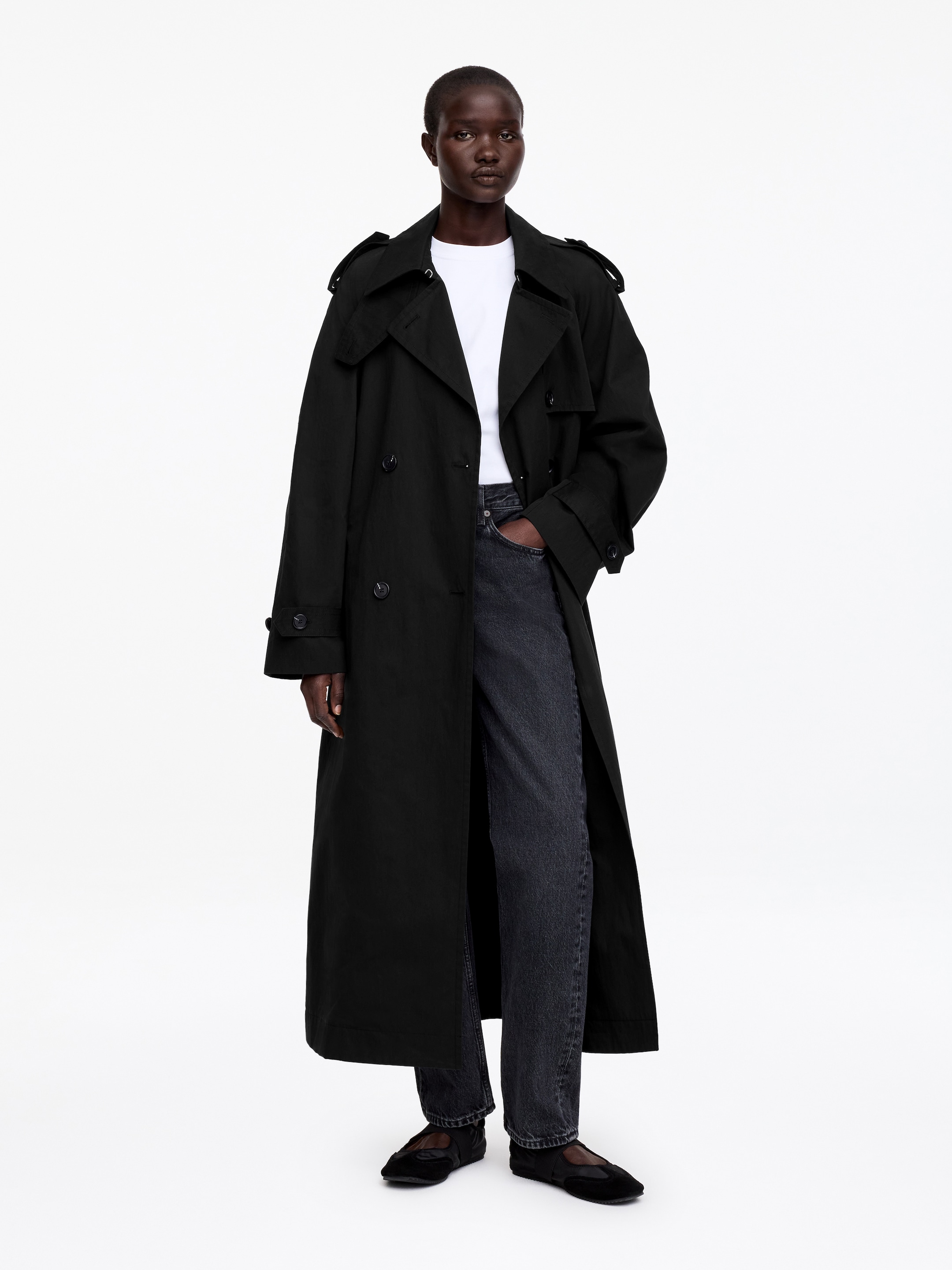 Oversized Trench Coat-#131211-18216