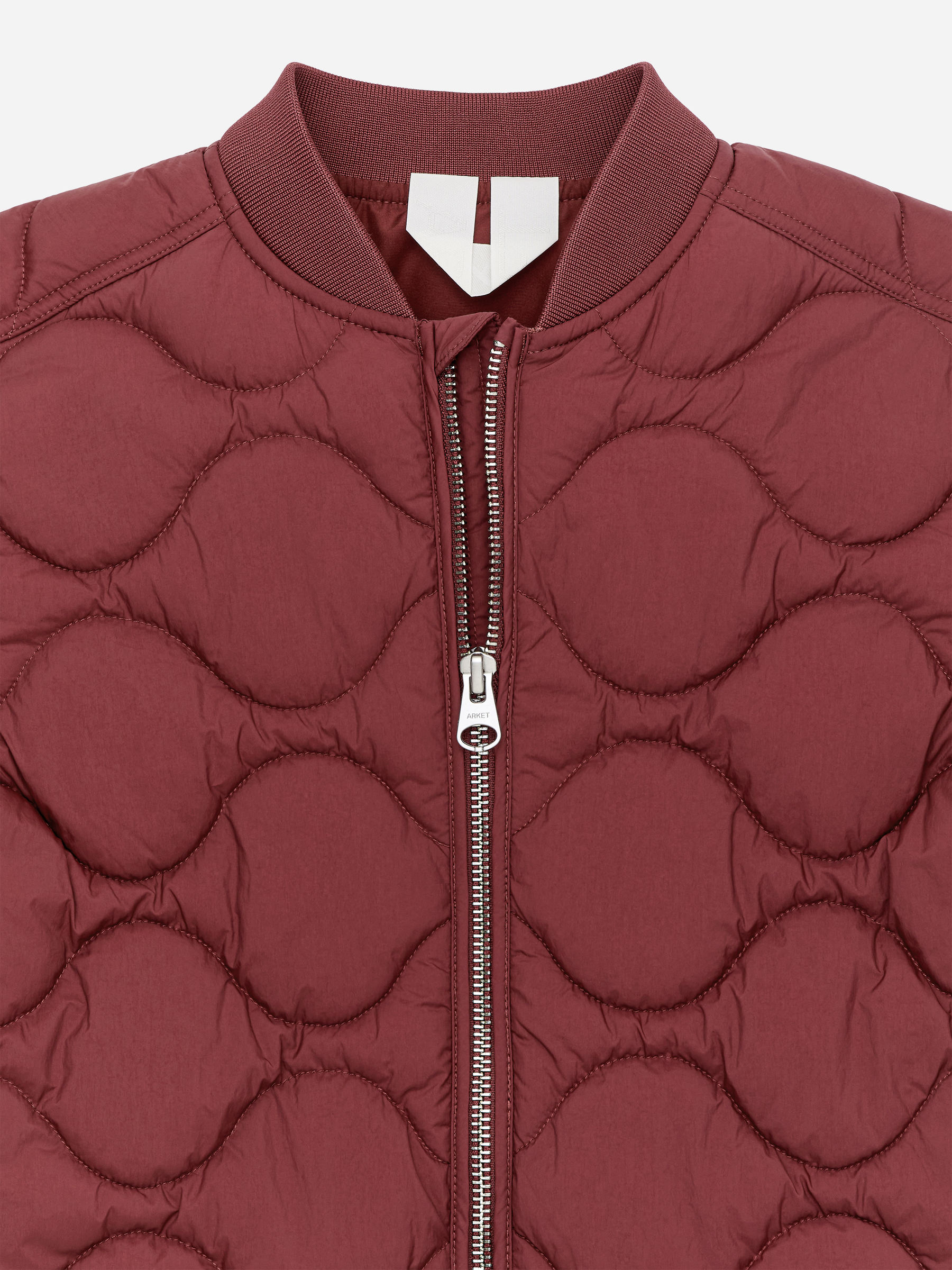 Quilted Jacket - Dark Red - Regular fit - Children - StillMedia/DescriptiveStillLife - 1