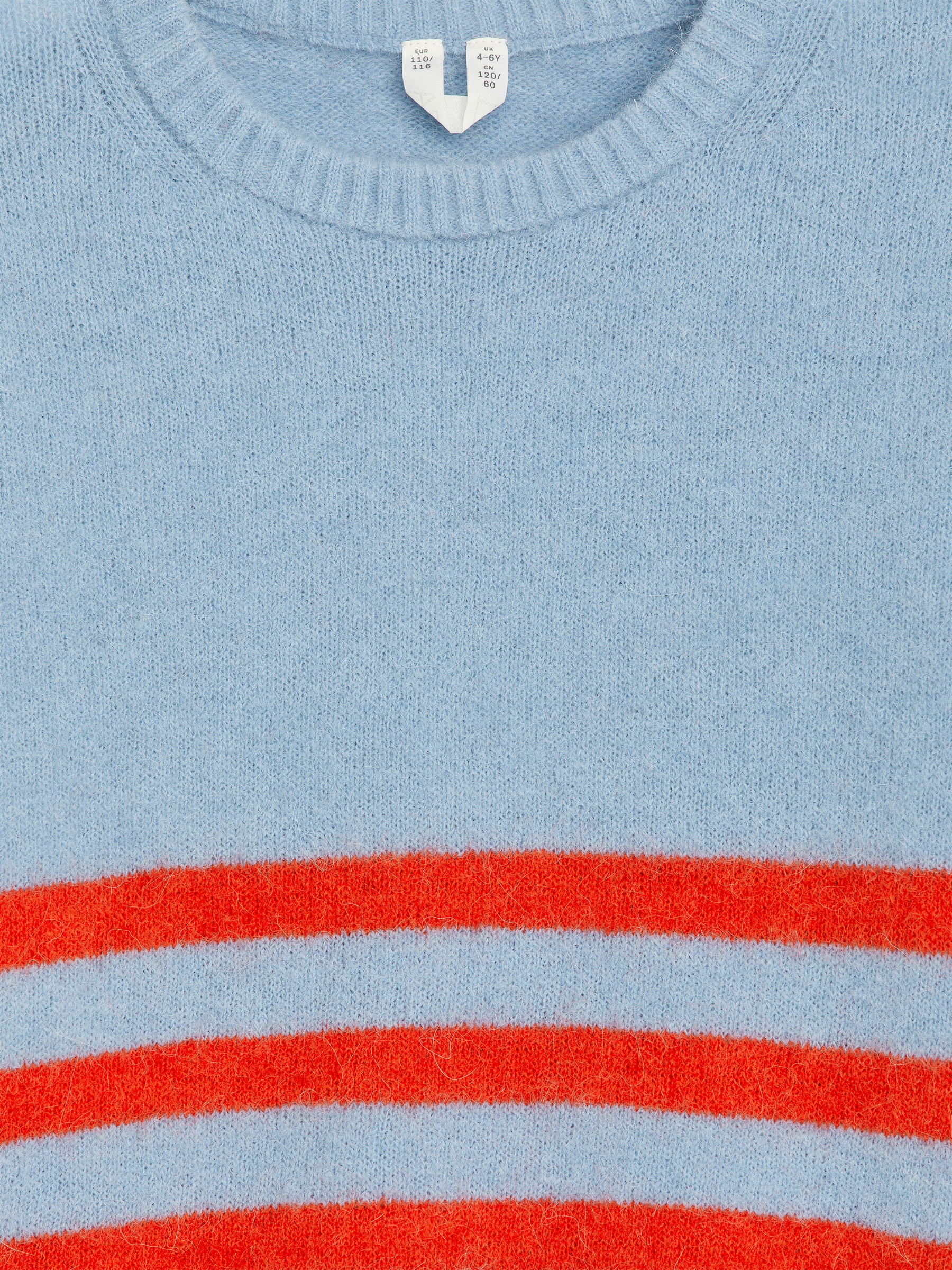 Pullover aus Alpakawolle und Wolle - Hellblau/Rot - Relaxed Fit - Kinder - StillMedia/DescriptiveDetail - 2