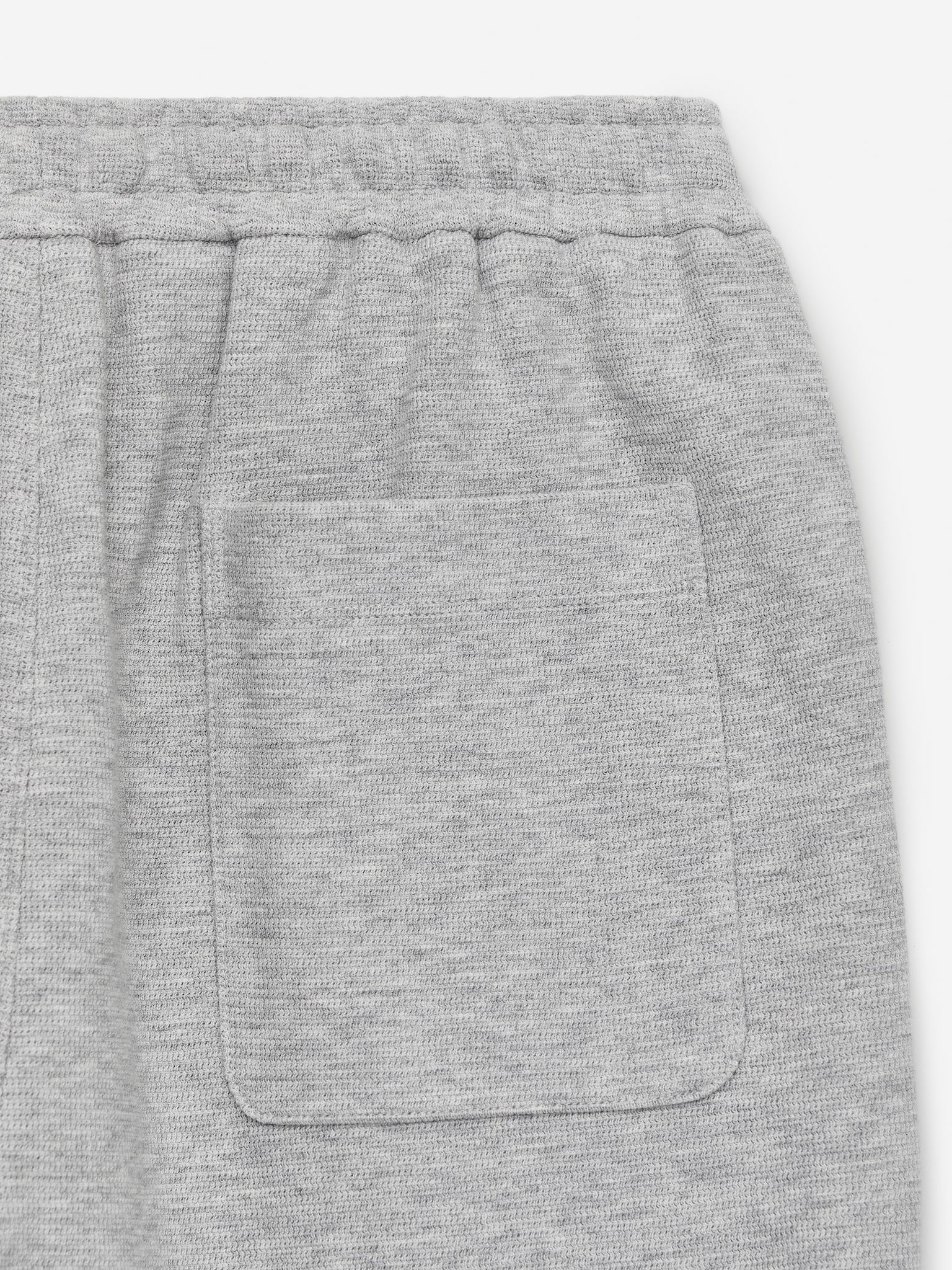 Pantalon de survêtement texturé - Gris chiné - 2