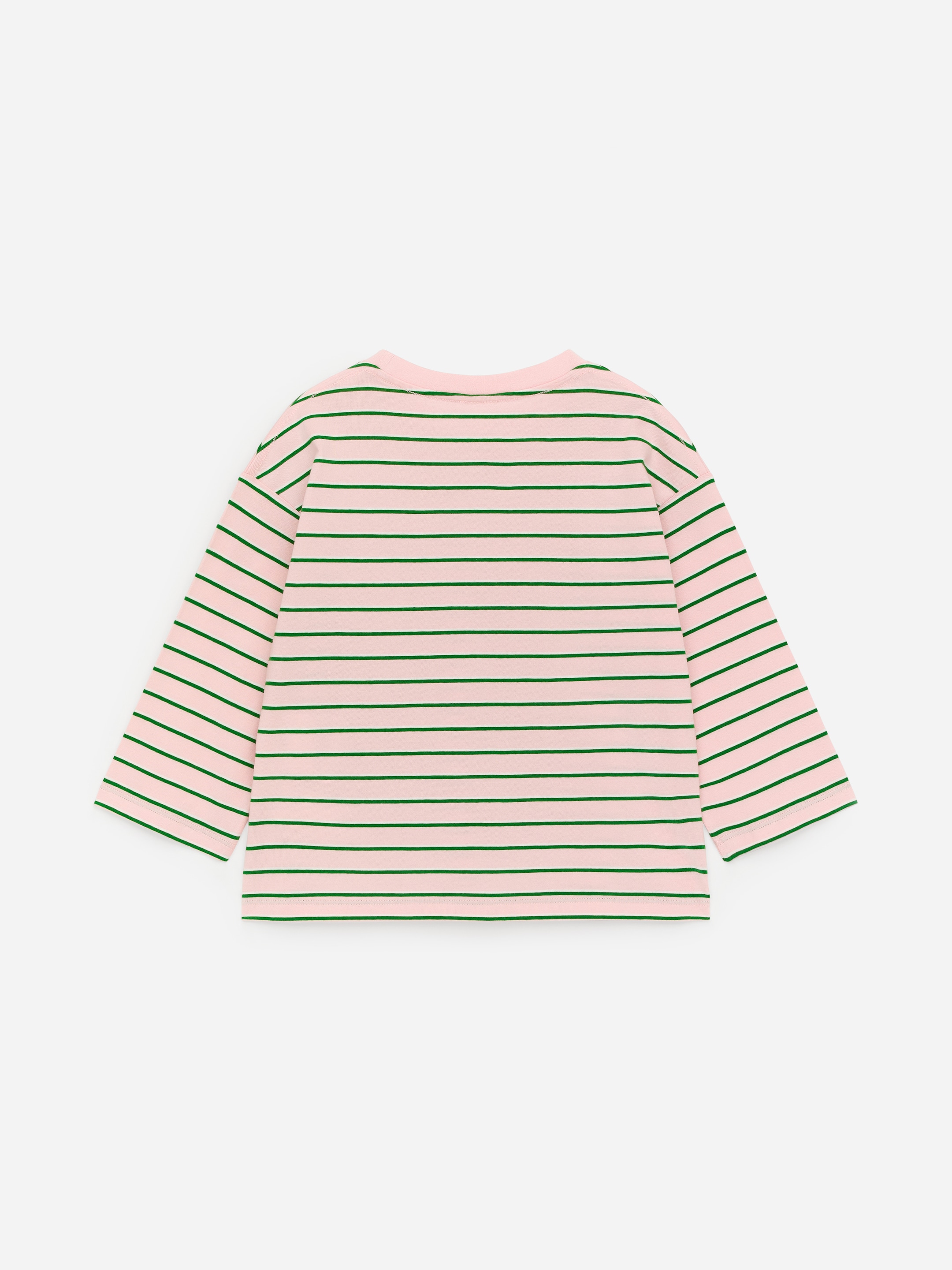 Langarm-T-Shirt - Rosa/Grün/Weiß - Regular Fit - Children - StillMedia/DescriptiveStillLife - 2
