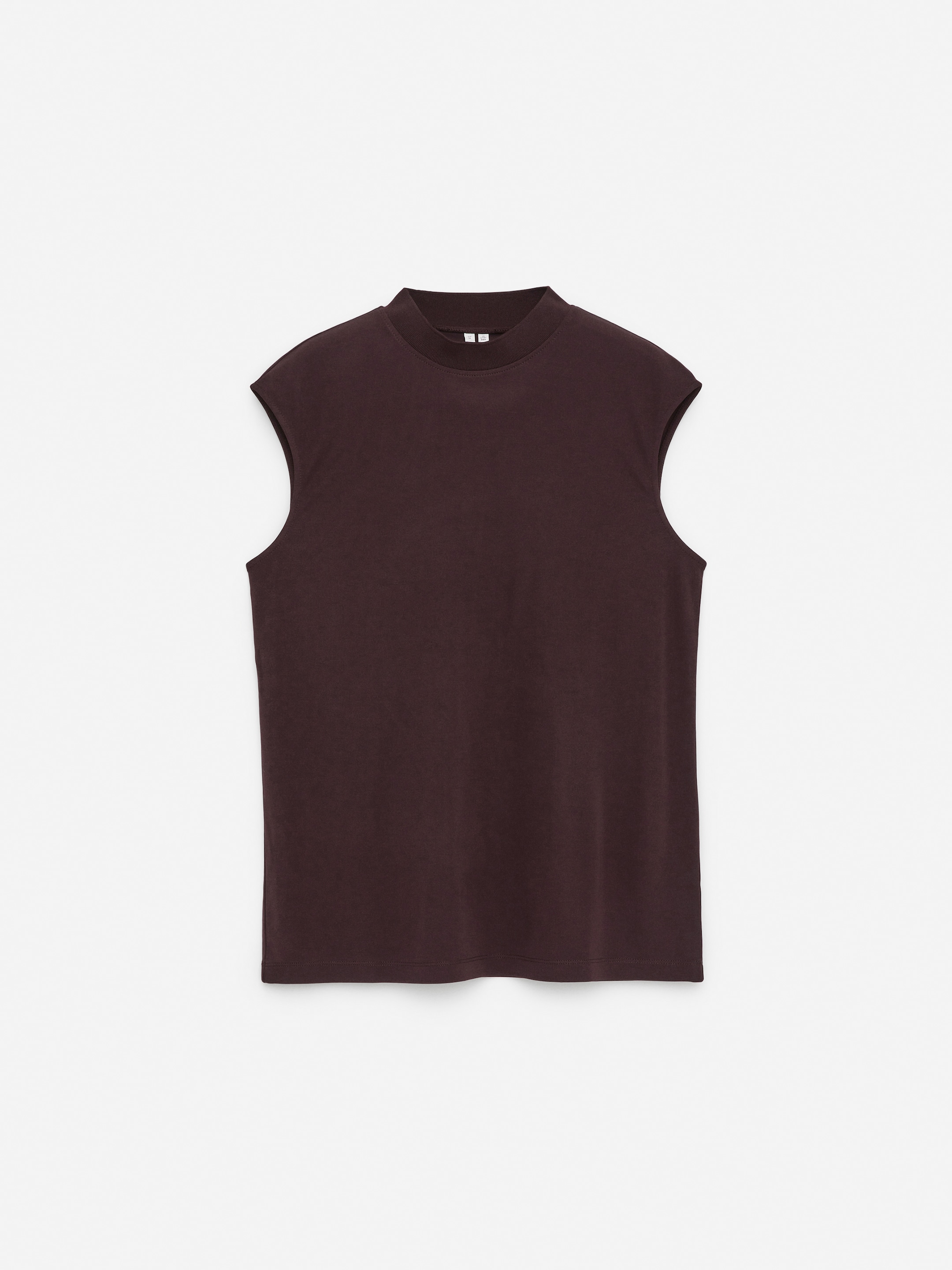 Mock-Neck Sleeveless Top - Dark Red - Regular fit - Women - StillMedia/DescriptiveStillLife - 2