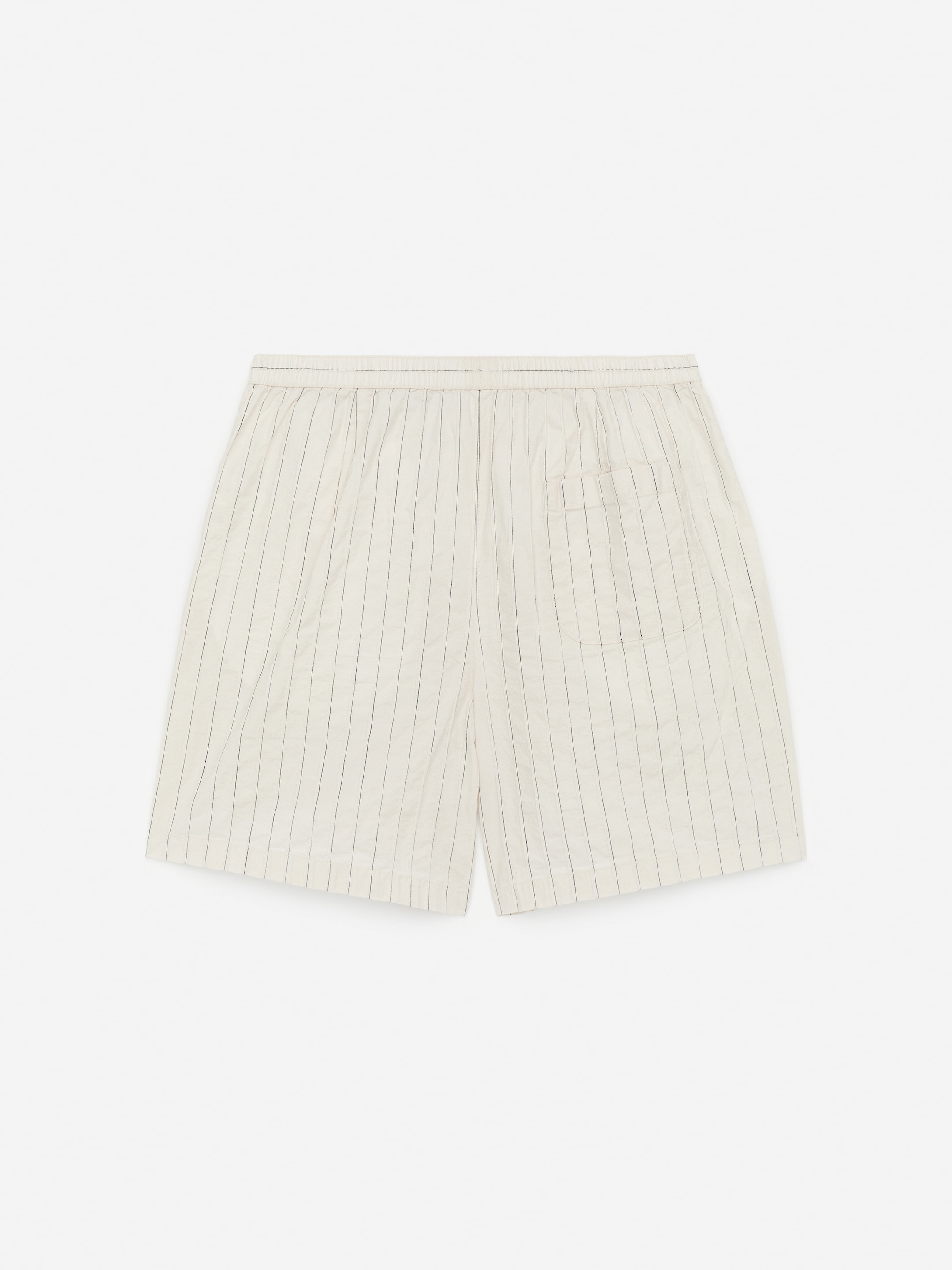 Dra-på-shorts - Offwhite/blå - Regular fit - Men - StillMedia/DescriptiveStillLife - 2
