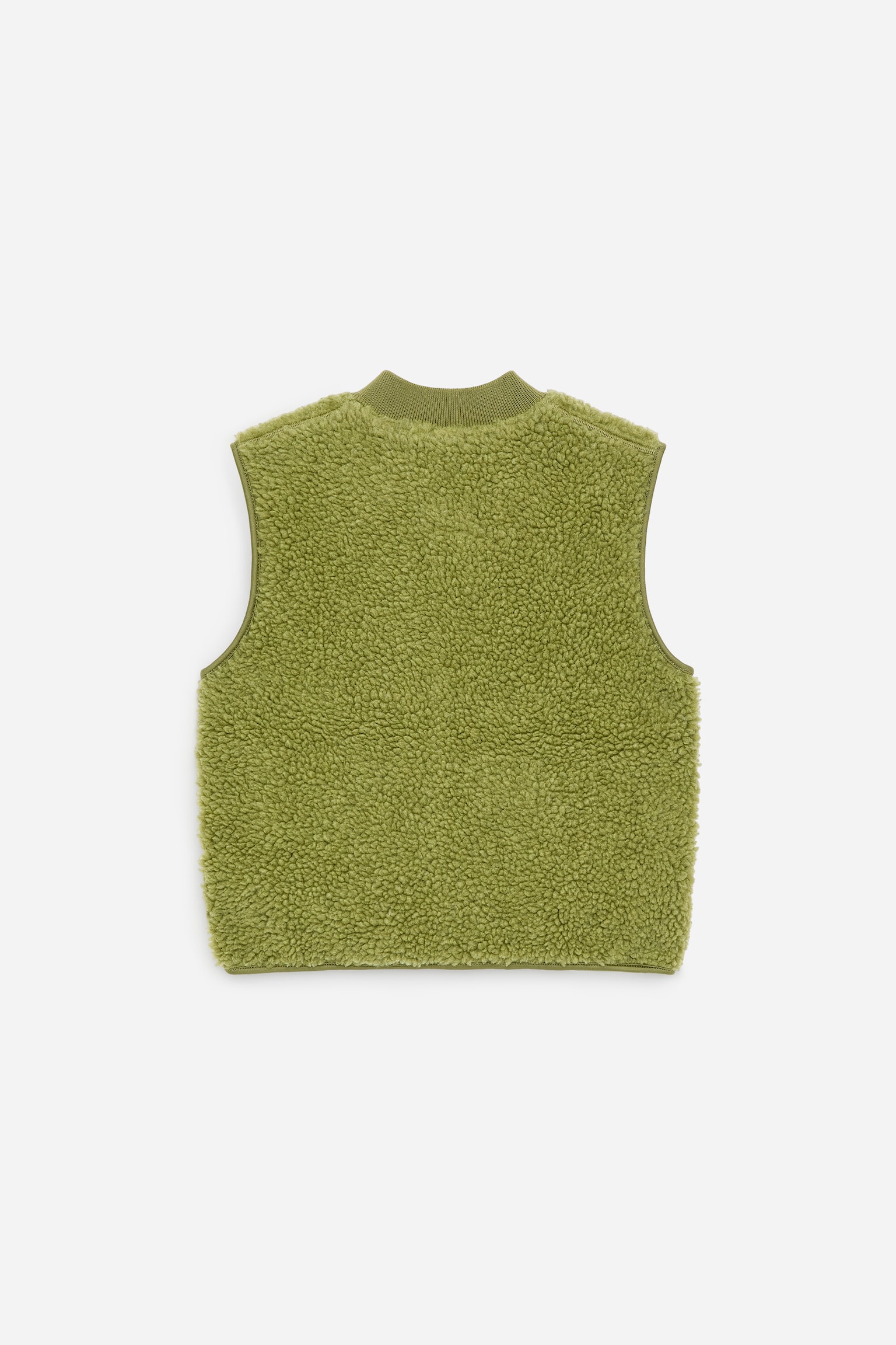 Plüschweste - Grün/Lila - 3