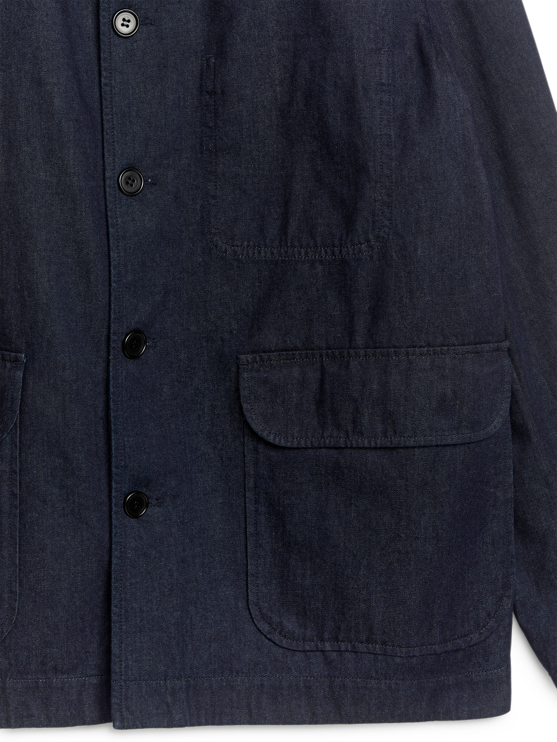 Lockere Jeansjacke - Dunkelblau - Relaxed Fit - Men - StillMedia/DescriptiveDetail - 1