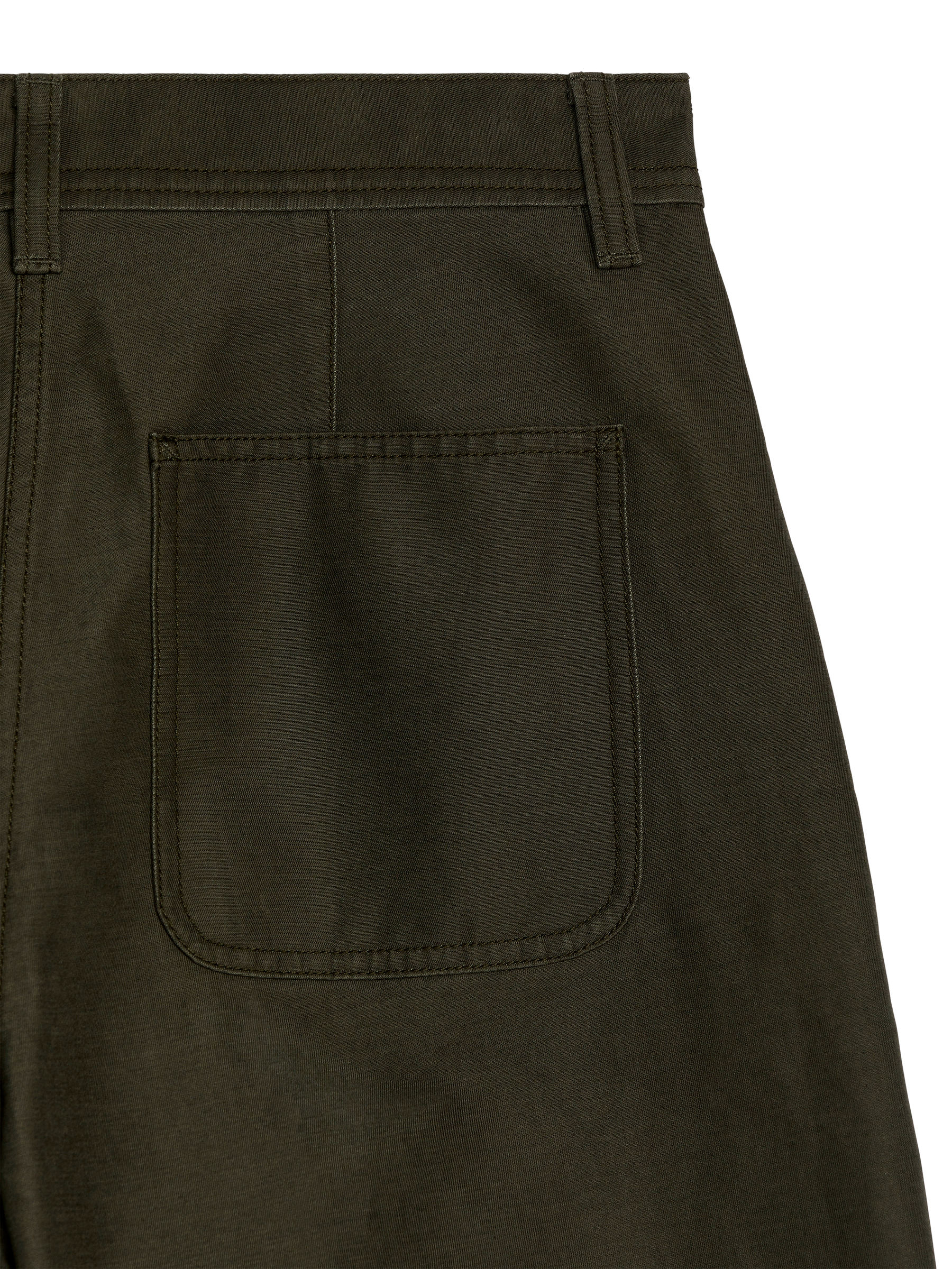 Cotton Chinos - Khaki Green - Regular fit - Women - StillMedia/DescriptiveDetail - 1