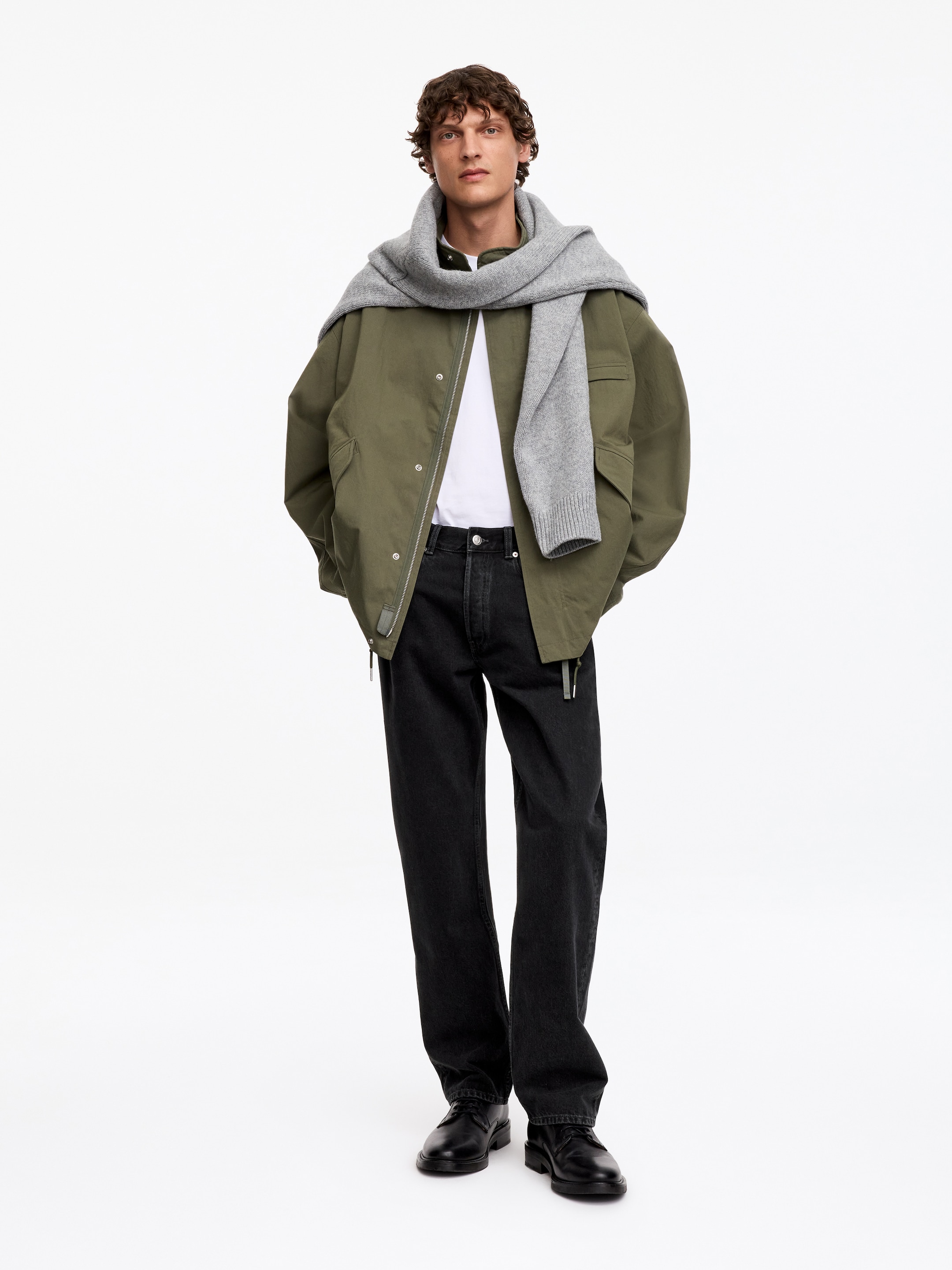 Jean droit ample OCEAN - Noir - Loose fit - Homme - StillMedia/Lookbook - 23