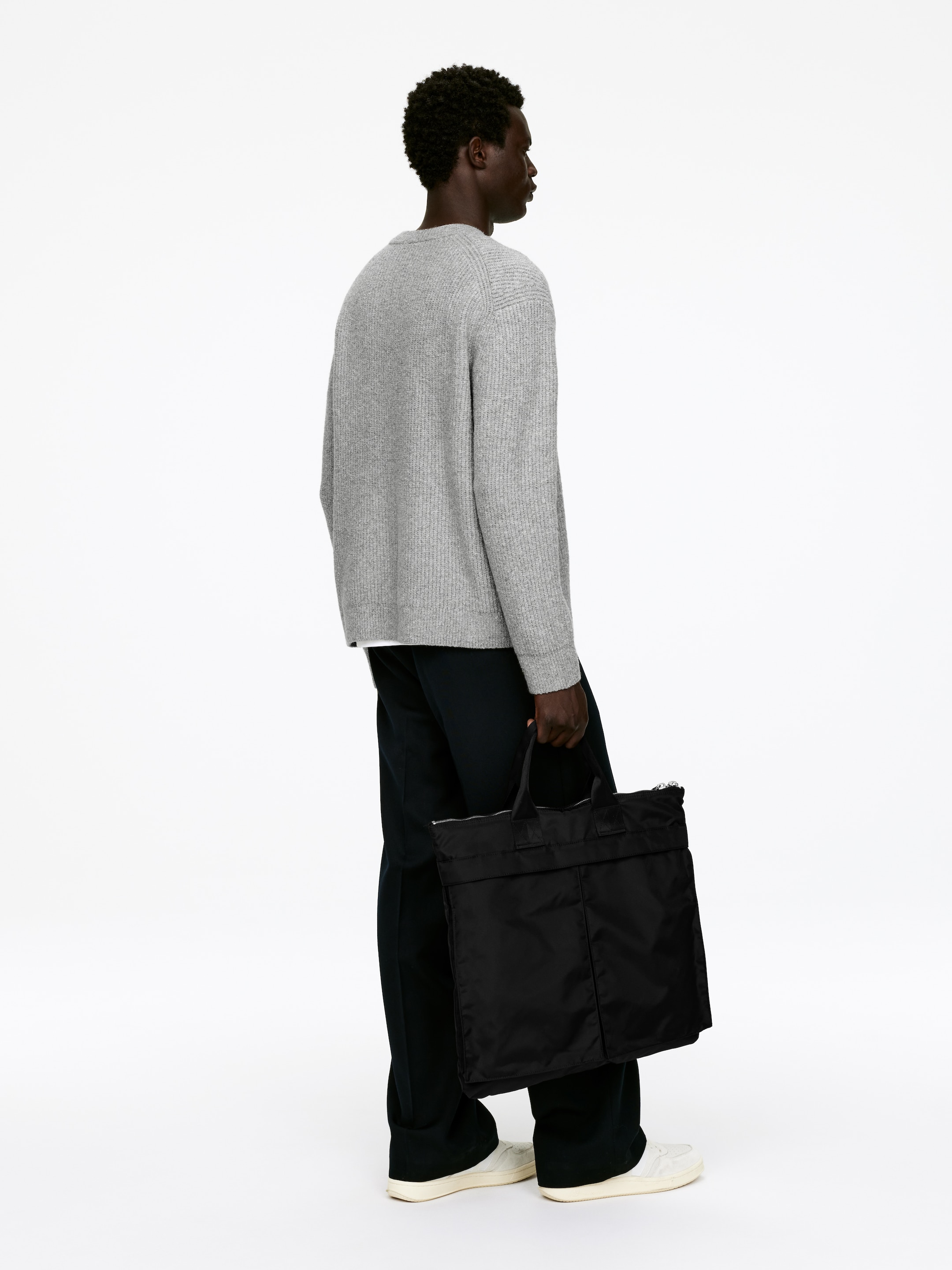 Grotere afbeelding bekijken: Trui van een katoenmix - Grijs gemêleerd - HEREN | H&M NL 3