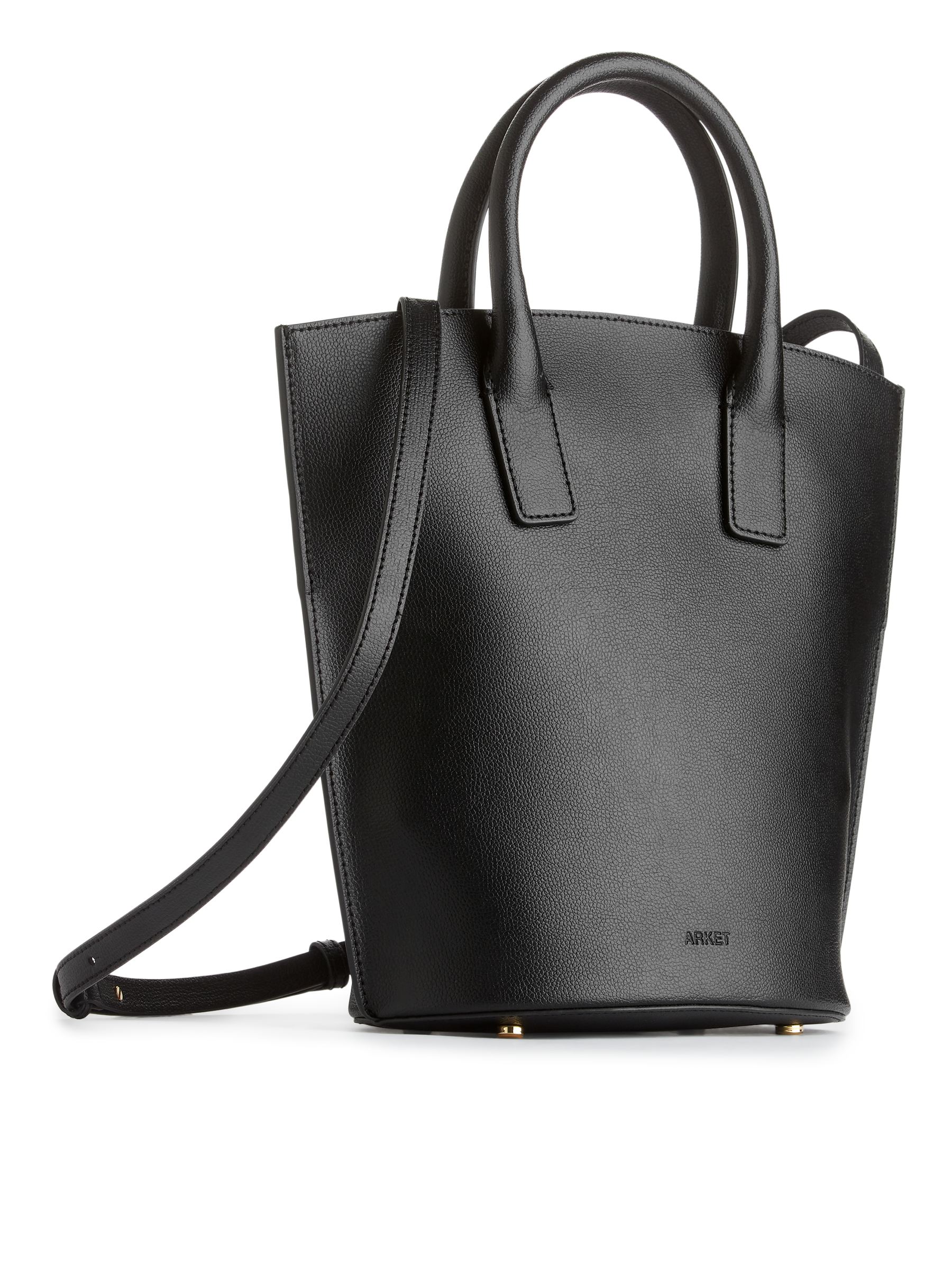 Bolso cubo de piel - Negro - Women - StillMedia/DescriptiveStillLife - 3