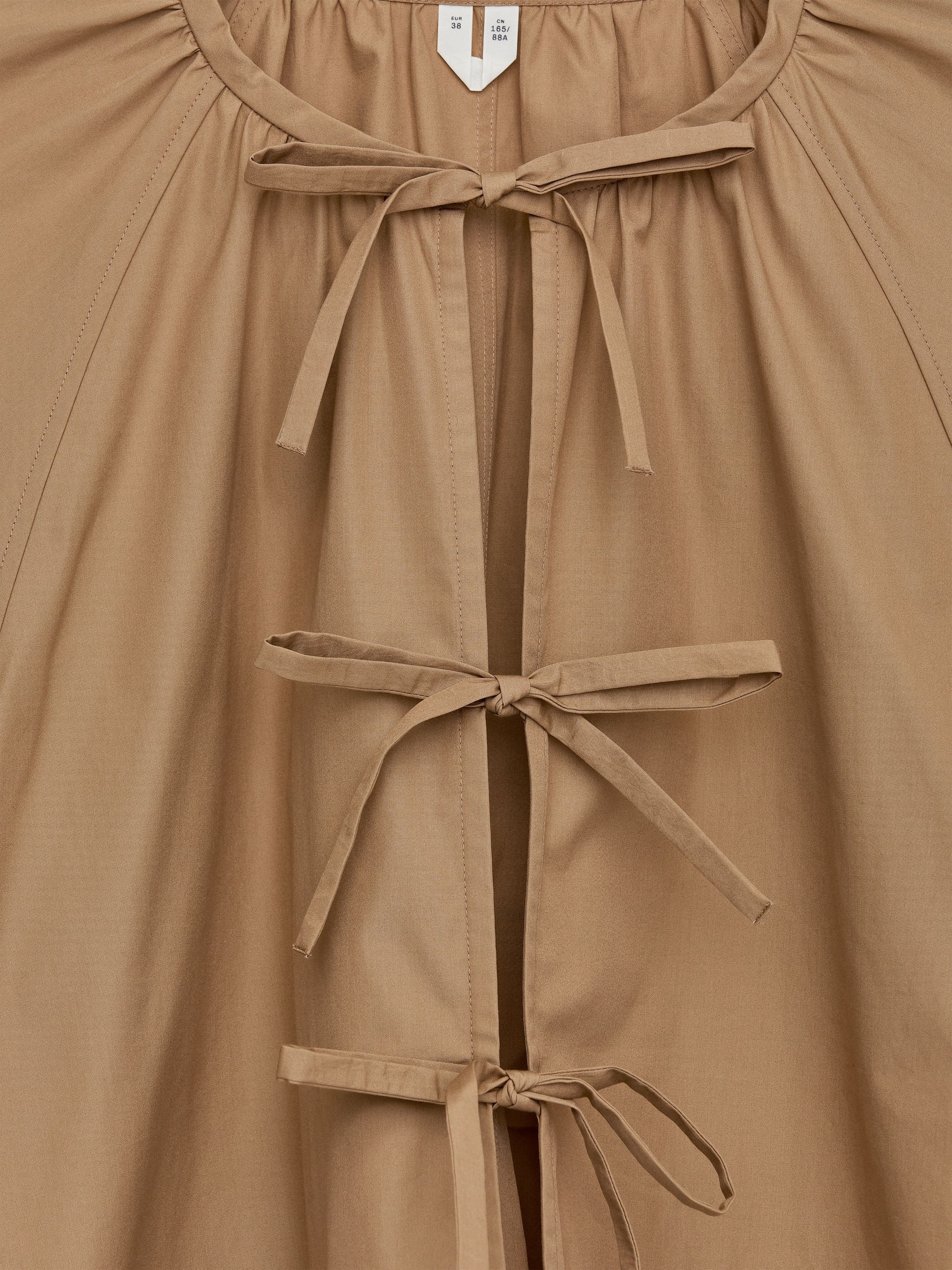 Chemisier à nouer - Beige - Loose fit - Femme - StillMedia/DescriptiveDetail - 1