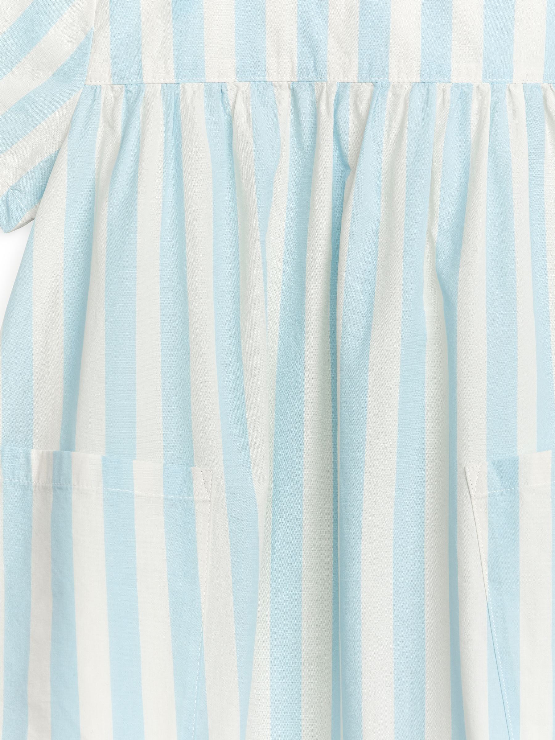 Baumwollkleid - Weiß/Hellblau - Regular Fit - Kinder - StillMedia/DescriptiveDetail - 3