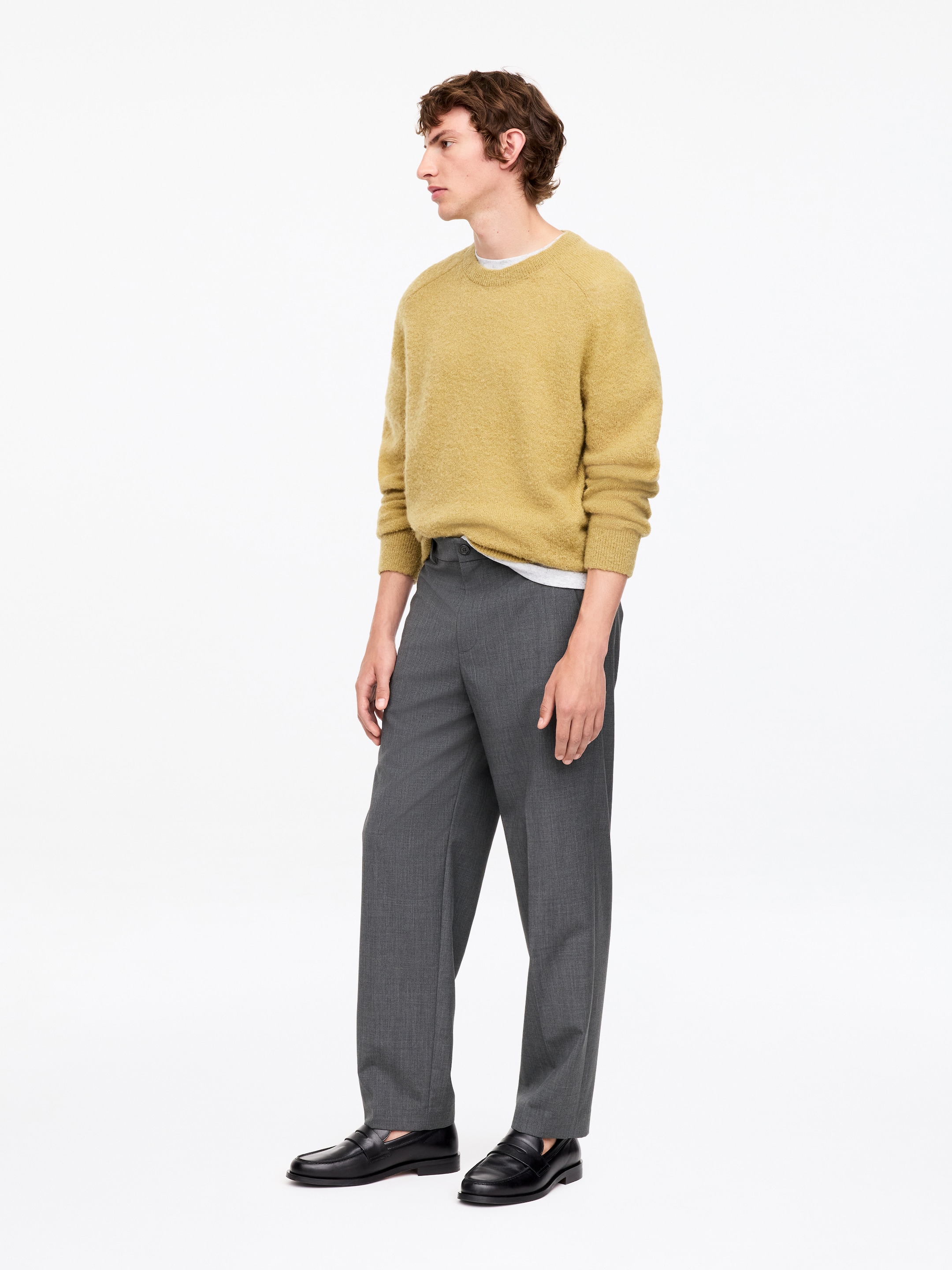 Relaxed Lightweight Wool Trousers - Grey - Relaxed fit - Men - StillMedia/Lookbook - 2