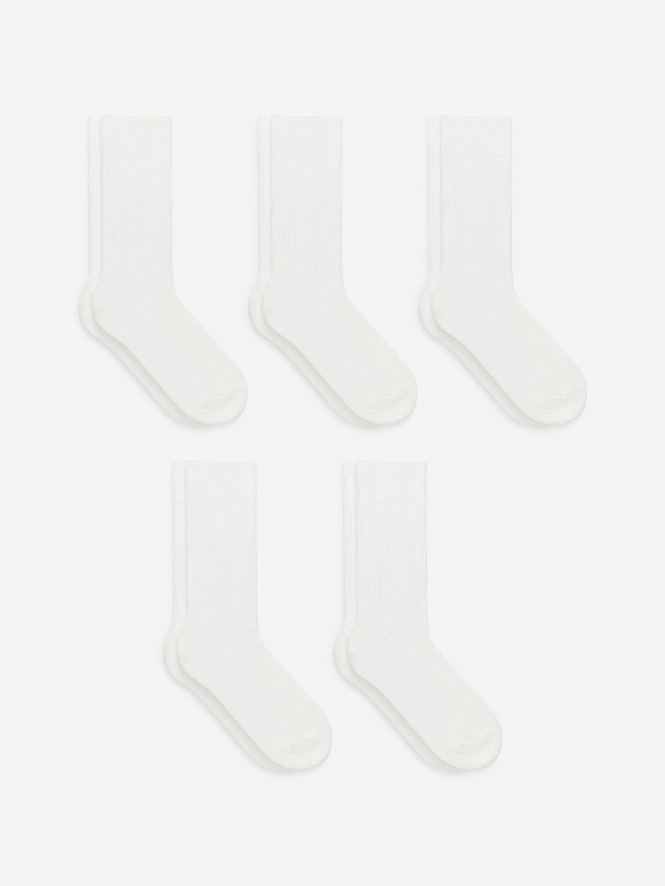 Strumpor i supimabomull, 5-pack - Vit - Men - StillMedia/DescriptiveStillLife - 4