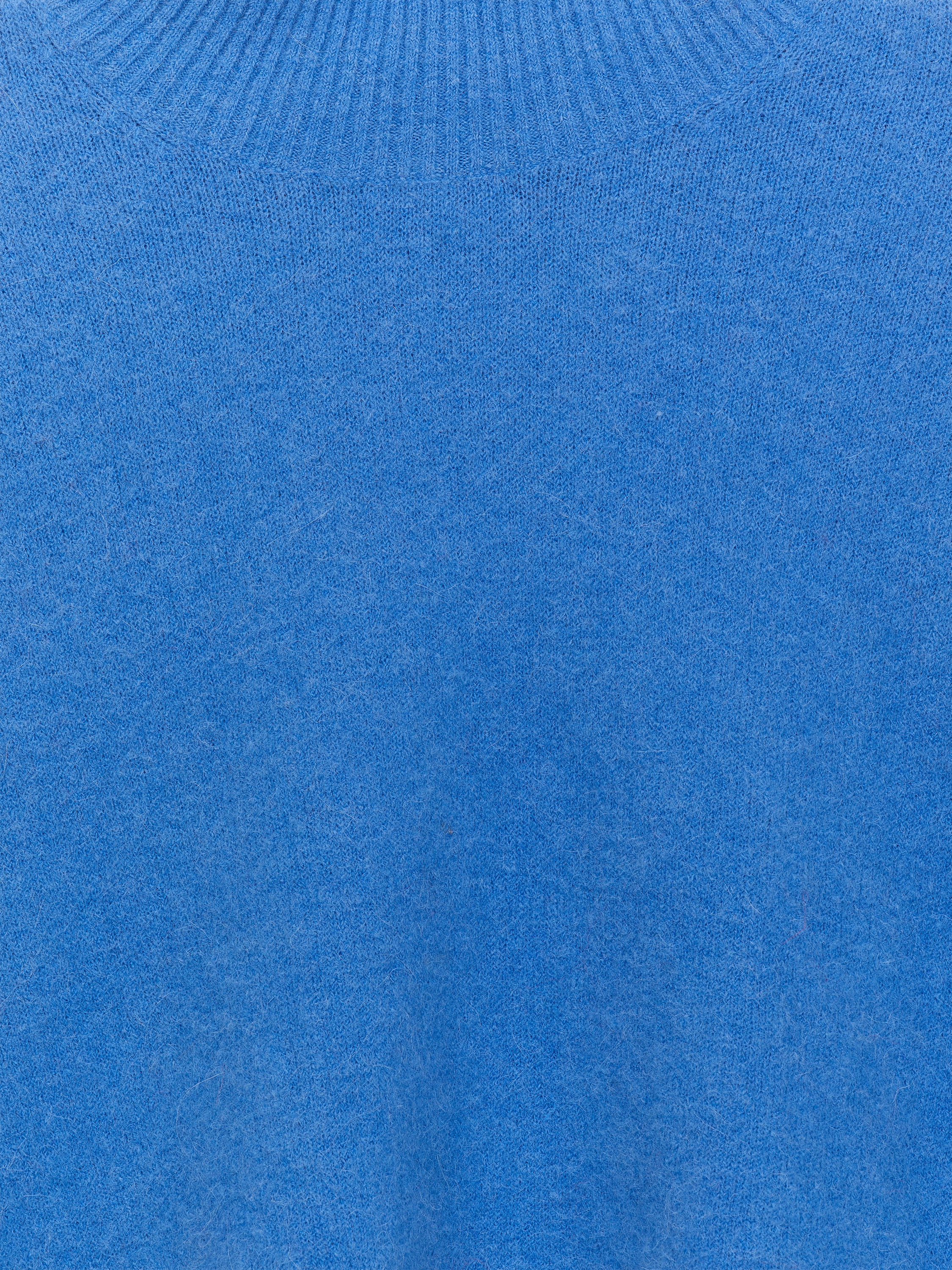 Roll-Neck Jumper - Blue - Oversized - Women - StillMedia/DescriptiveDetail - 2