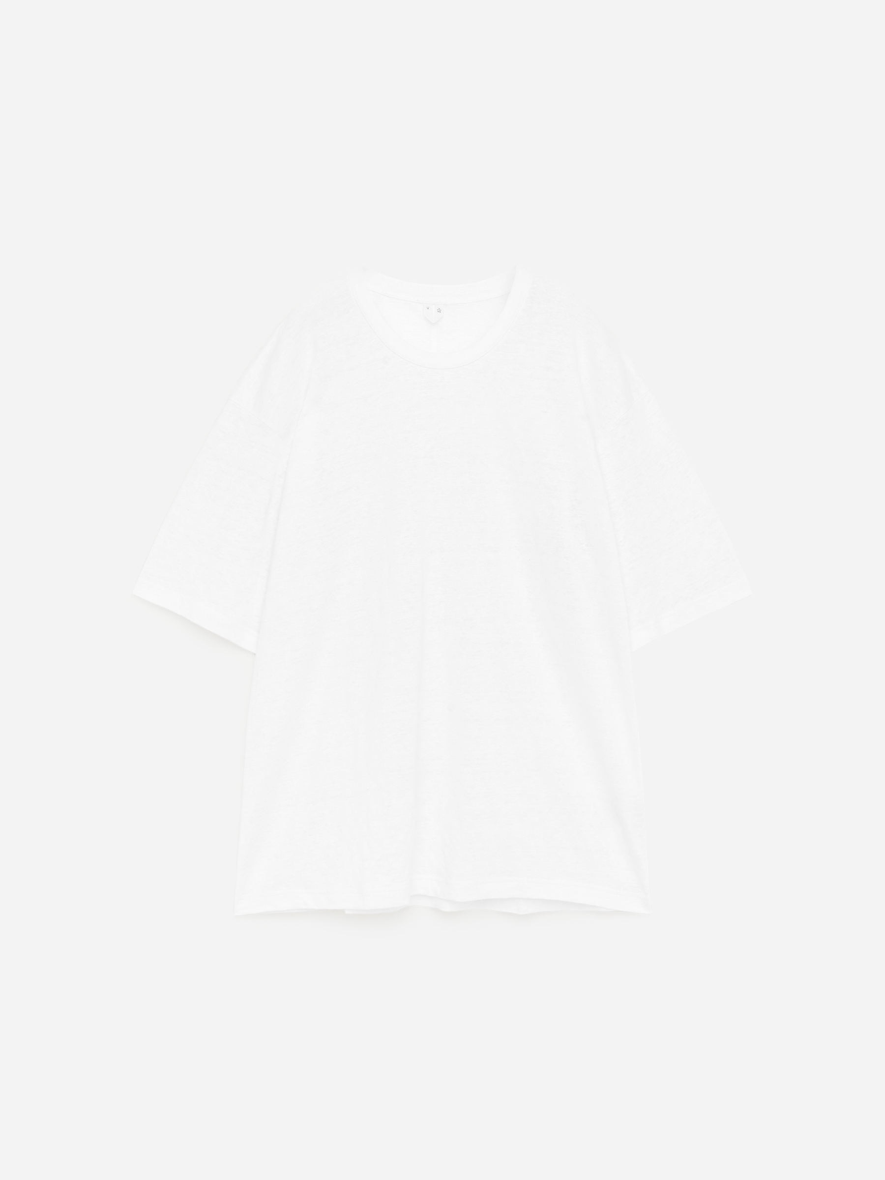 T-shirt oversize en lin - Blanc - Oversized - Femme - StillMedia/DescriptiveStillLife - 1
