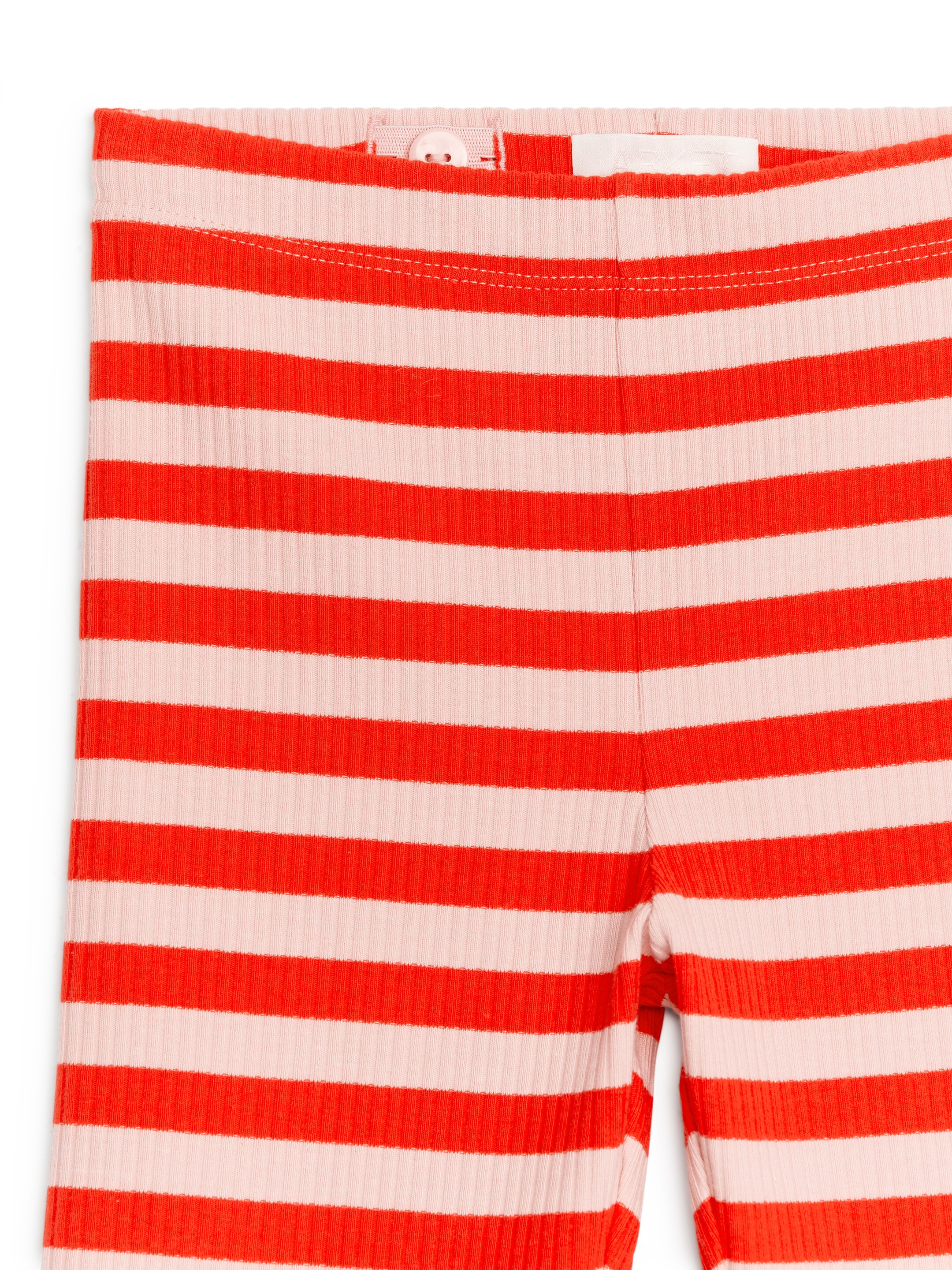 Visa större bild: Ribbade Leggings - Röd/rosa - BARN | H&M FI 3