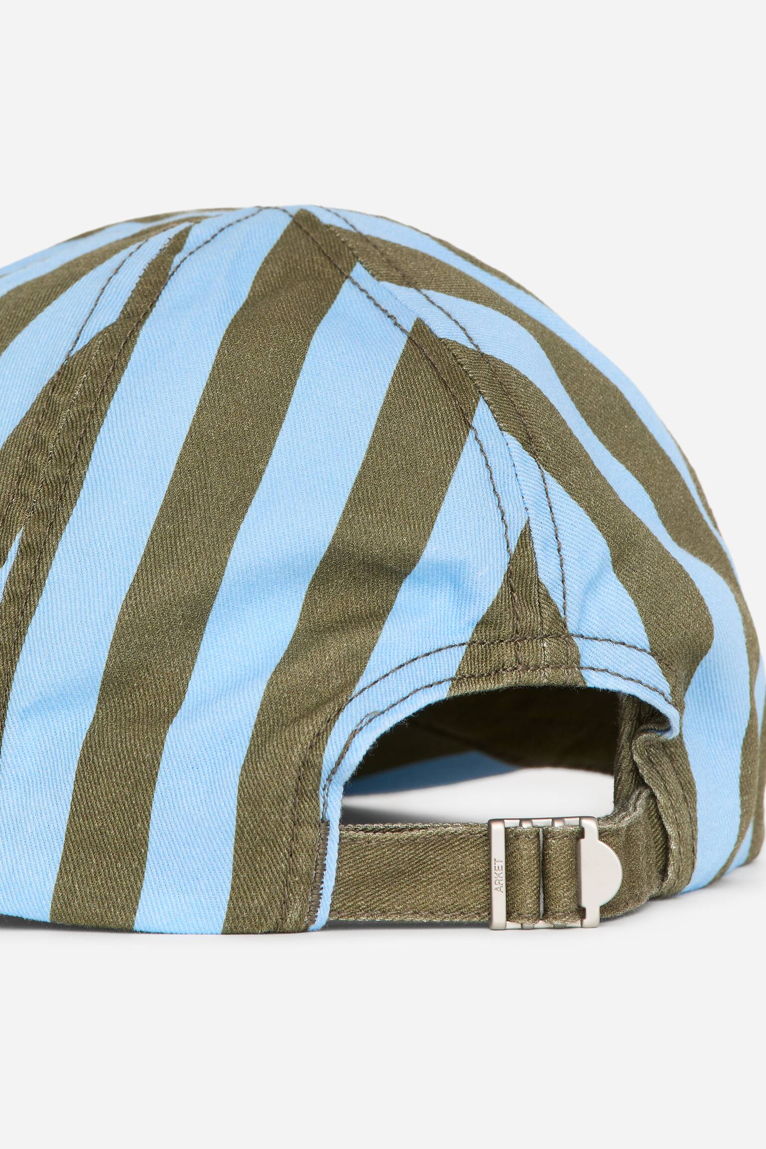 Casquette en coton lavé-Vert/Bleu - 3
