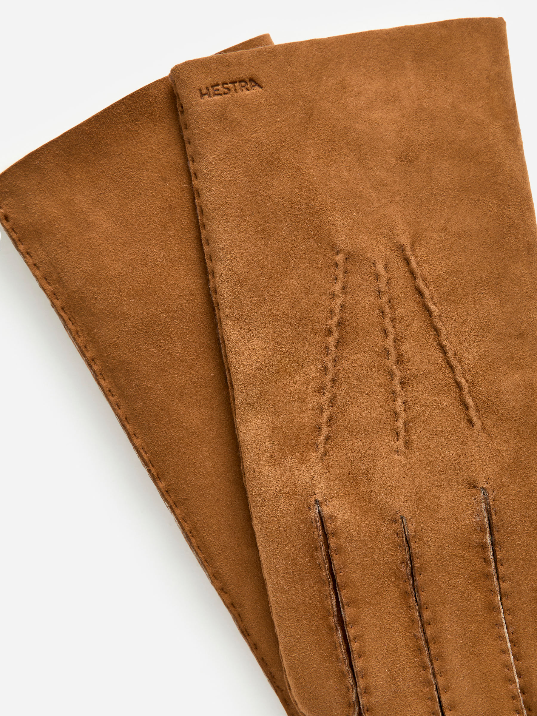 Hestra Bernard Suede Gloves - Brown - Men - StillMedia/DescriptiveDetail - 2