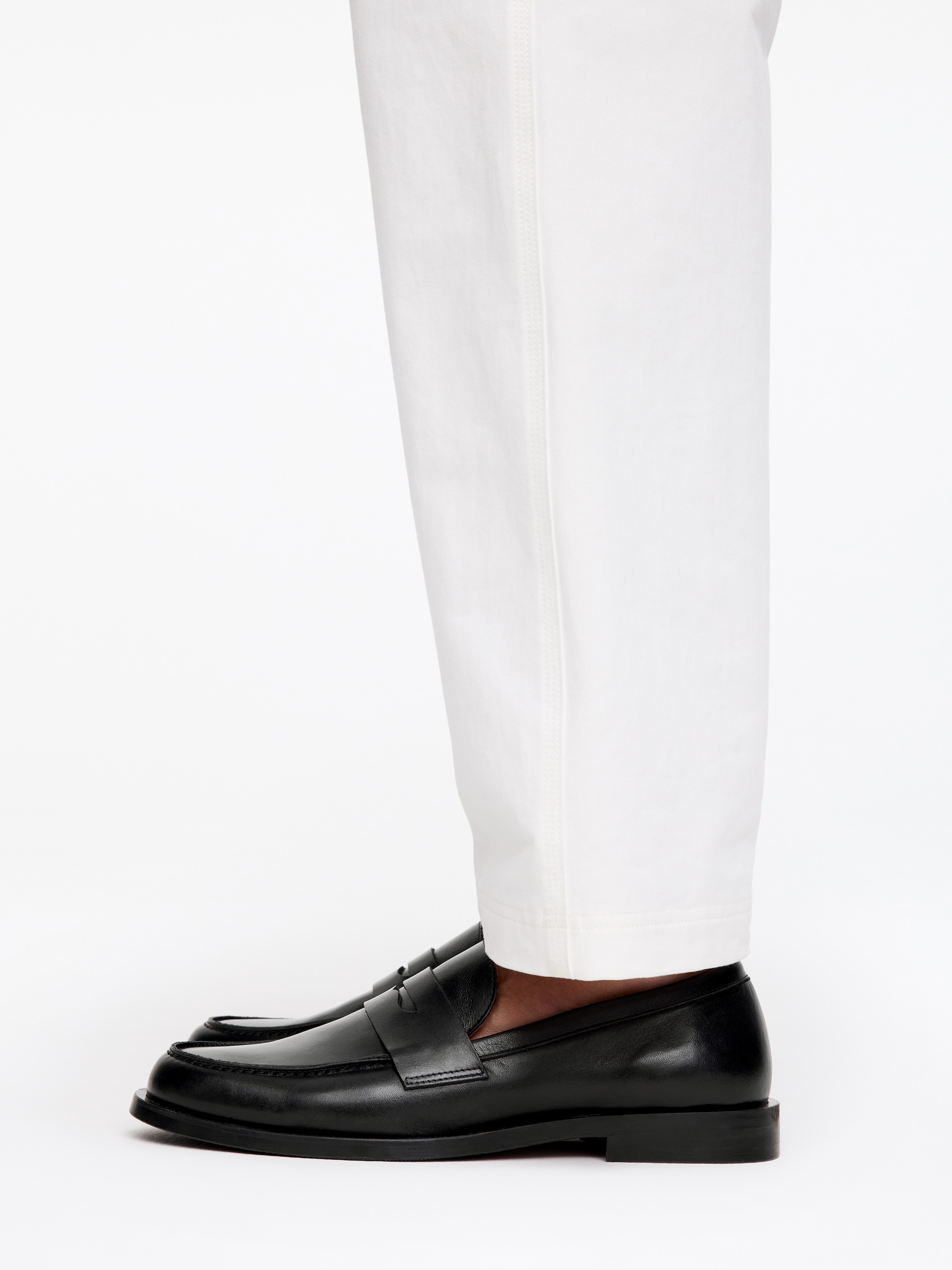 Leather Loafers-#626262-18230