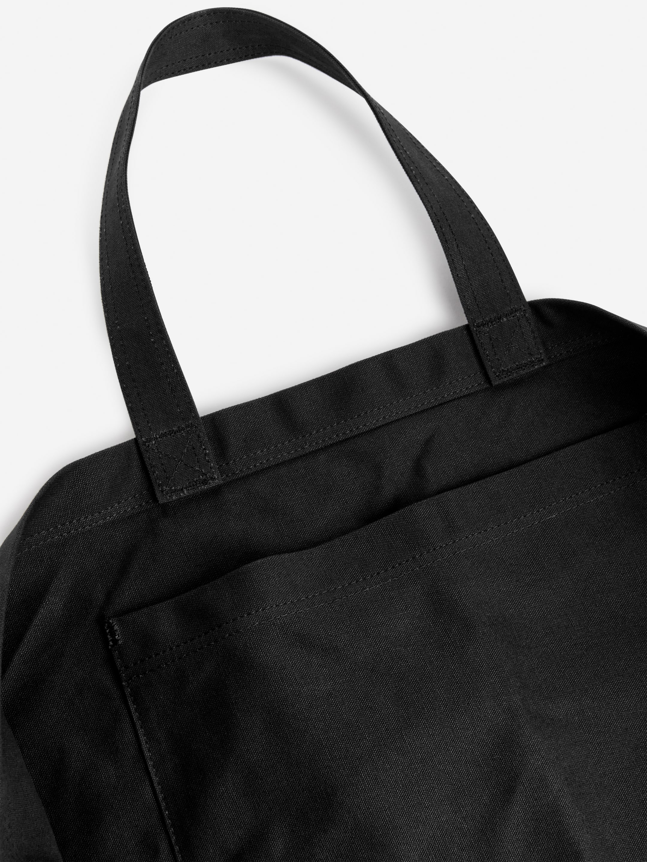 ARKET Oversized Canvas Tote - Black - Men - StillMedia/DescriptiveDetail - 2