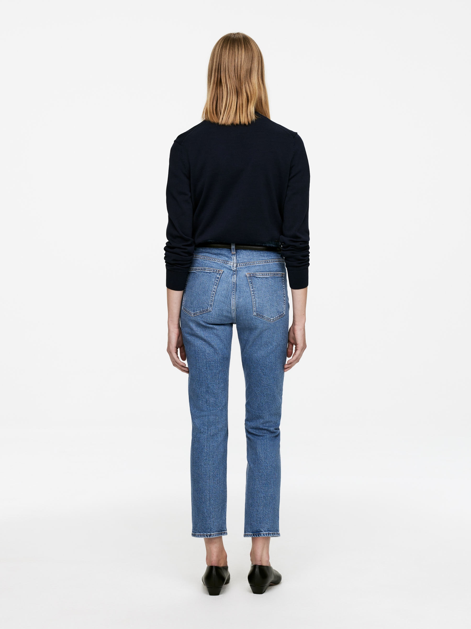 JADE CROPPED Slim Jeans - Blue - Regular fit - Women - StillMedia/Lookbook - 21
