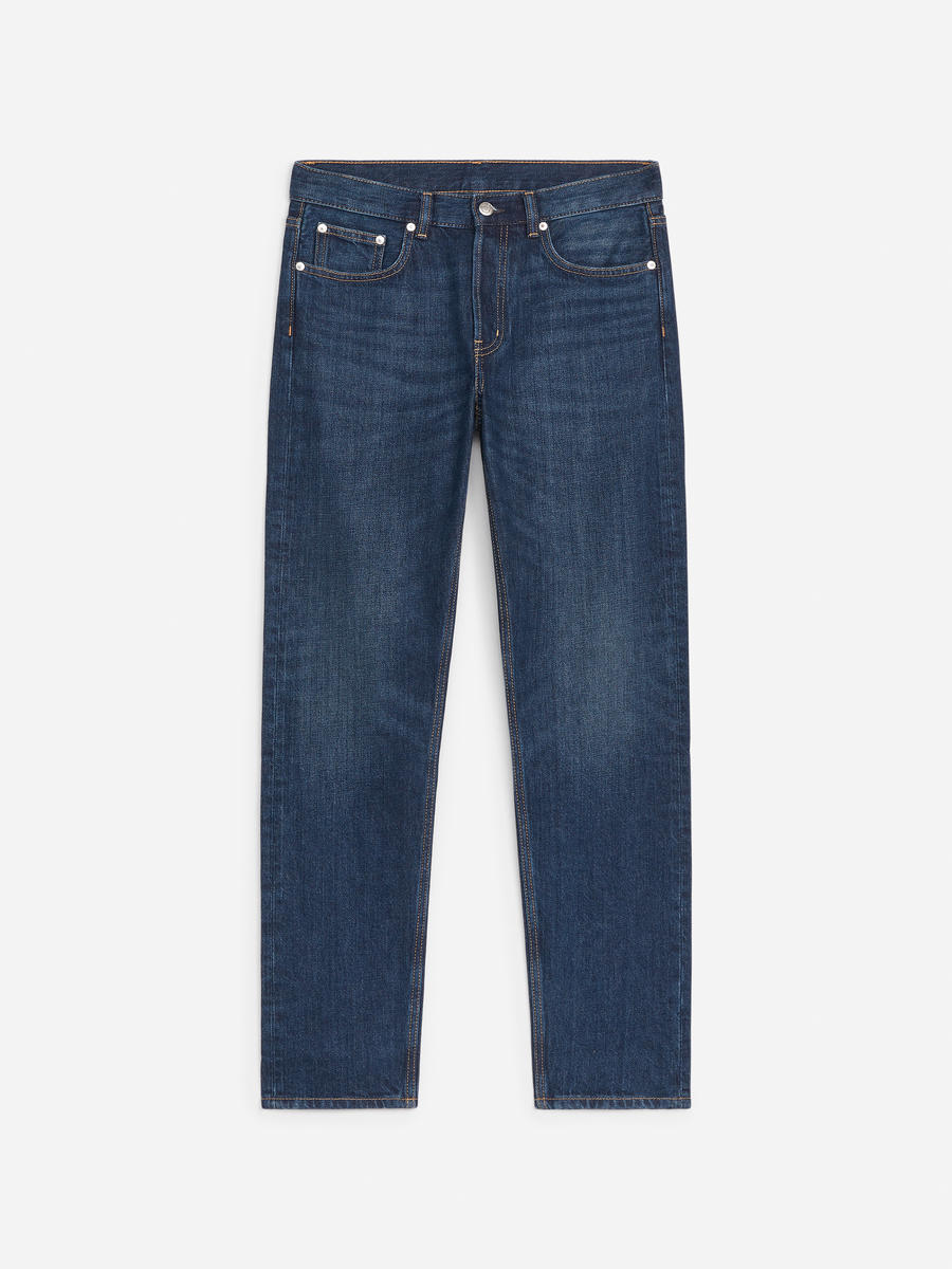 PARK Regular Straight Jeans – Dark Blue – Men – ARKET GB