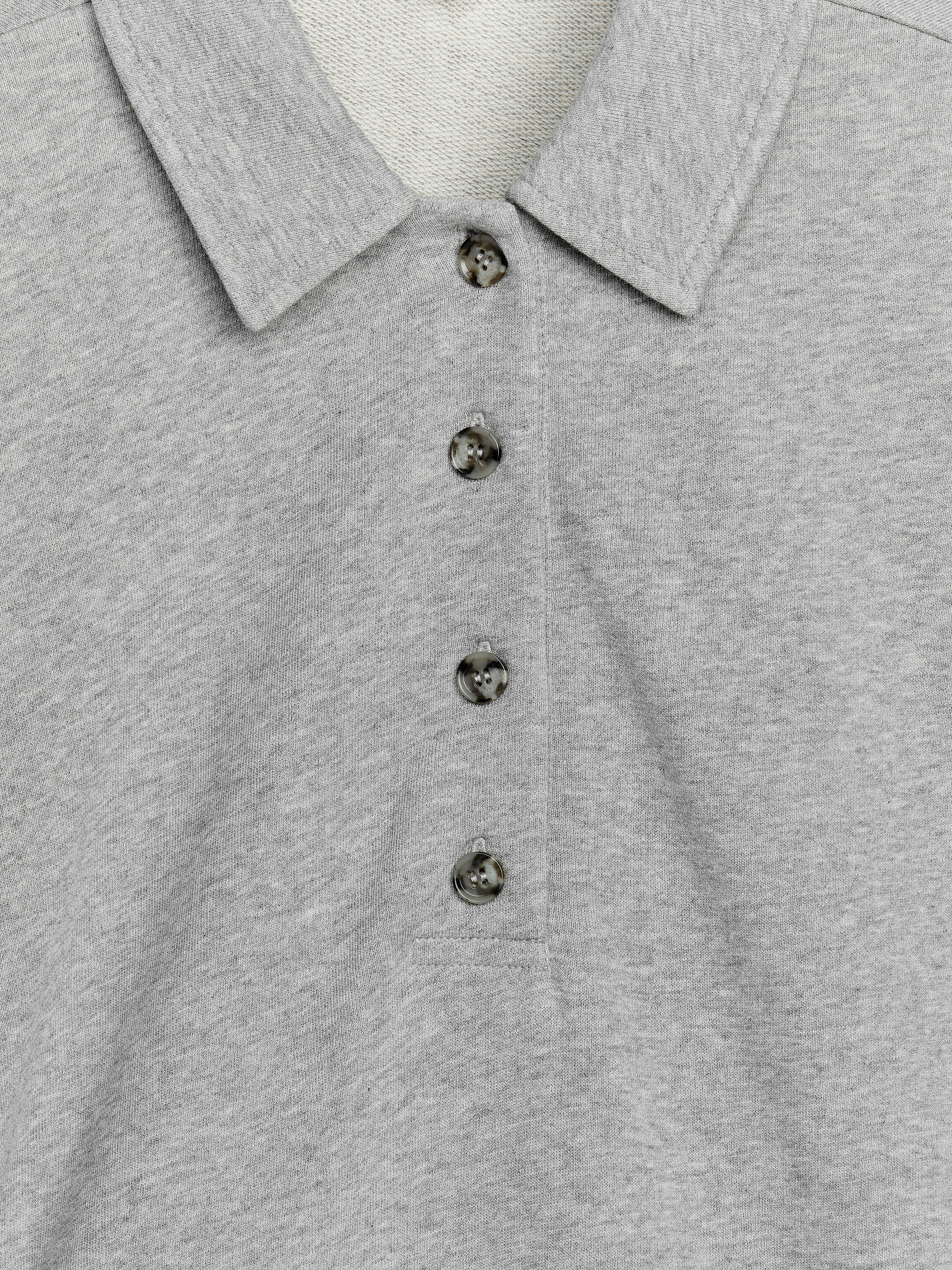 Vezi imaginea mai mare: Tricou polo din French Terry - Grey Melange - FEMEI | H&M RO 2