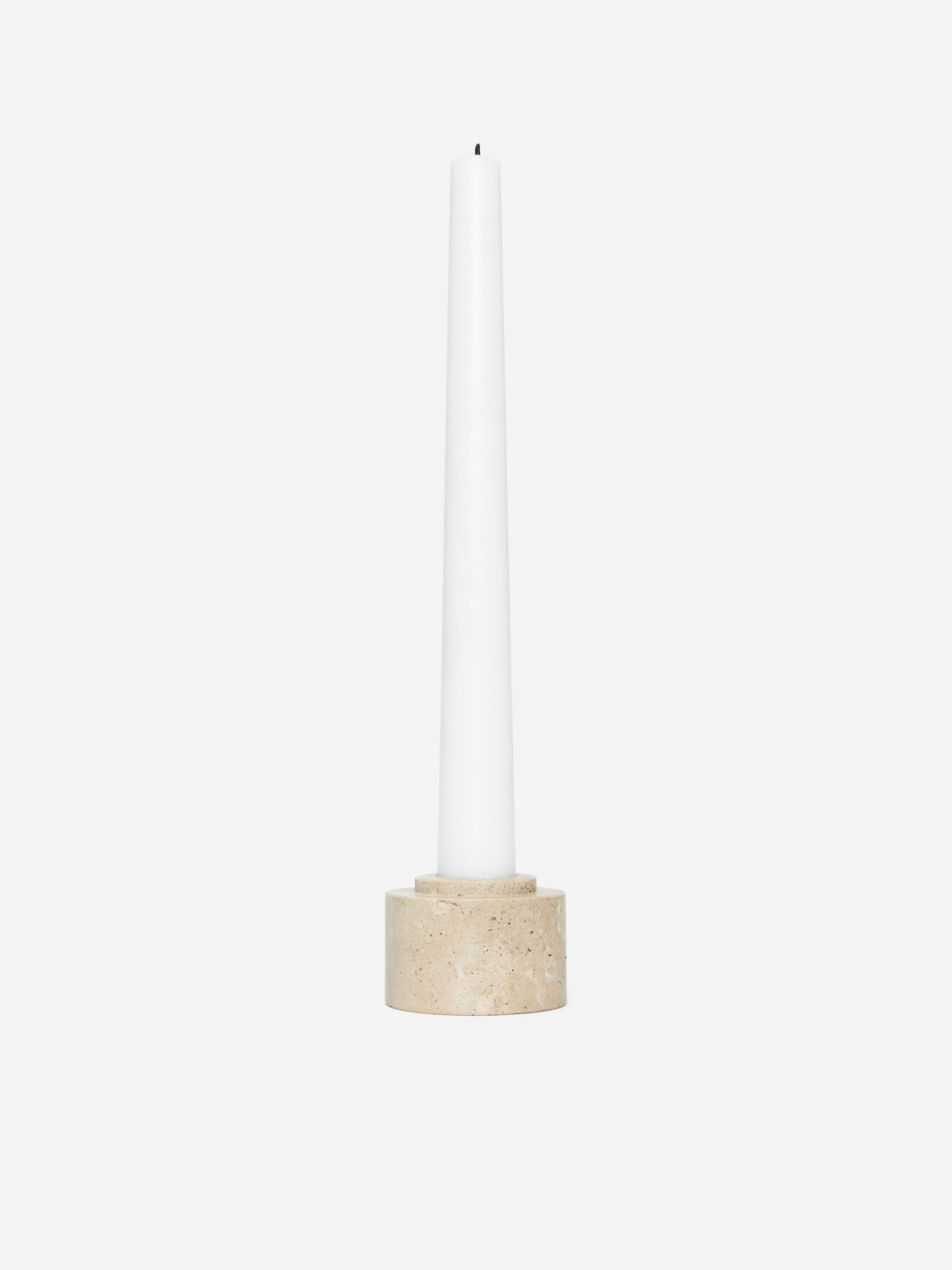 Vis større bilde: Lysestake i marmor - Beige - Home All | H&M NO 2