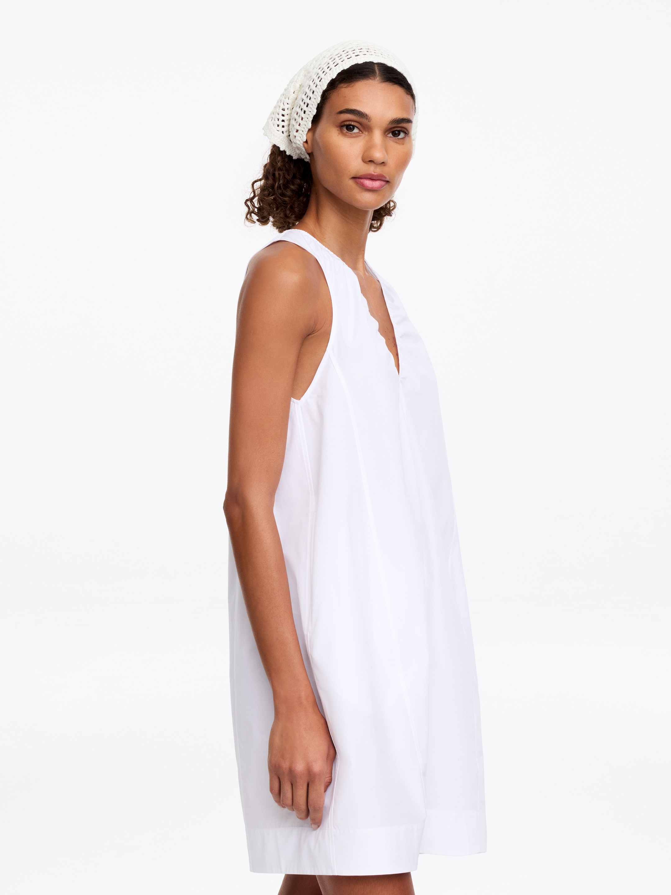 Gehäkeltes Kopftuch - Cremeweiß - Women - StillMedia/Lookbook - 4