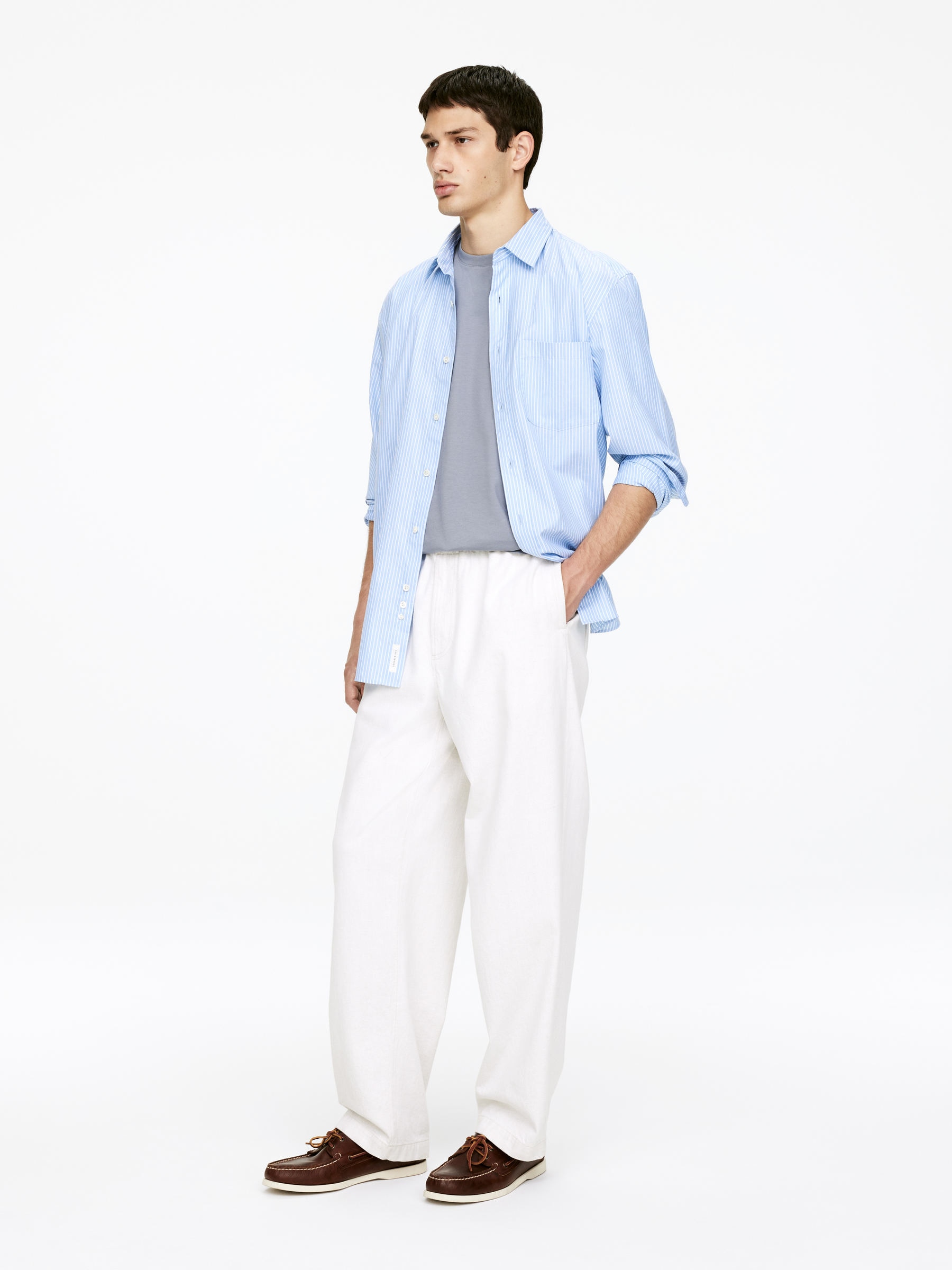 170 GSM Regular T-Shirt - Dusty Blue - Regular fit - Men - StillMedia/Lookbook - 13