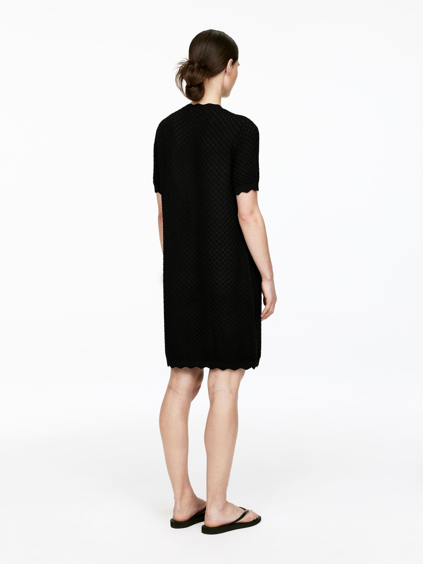 Open-Knit Dress - Black - Regular fit - Women - StillMedia/Lookbook - 5