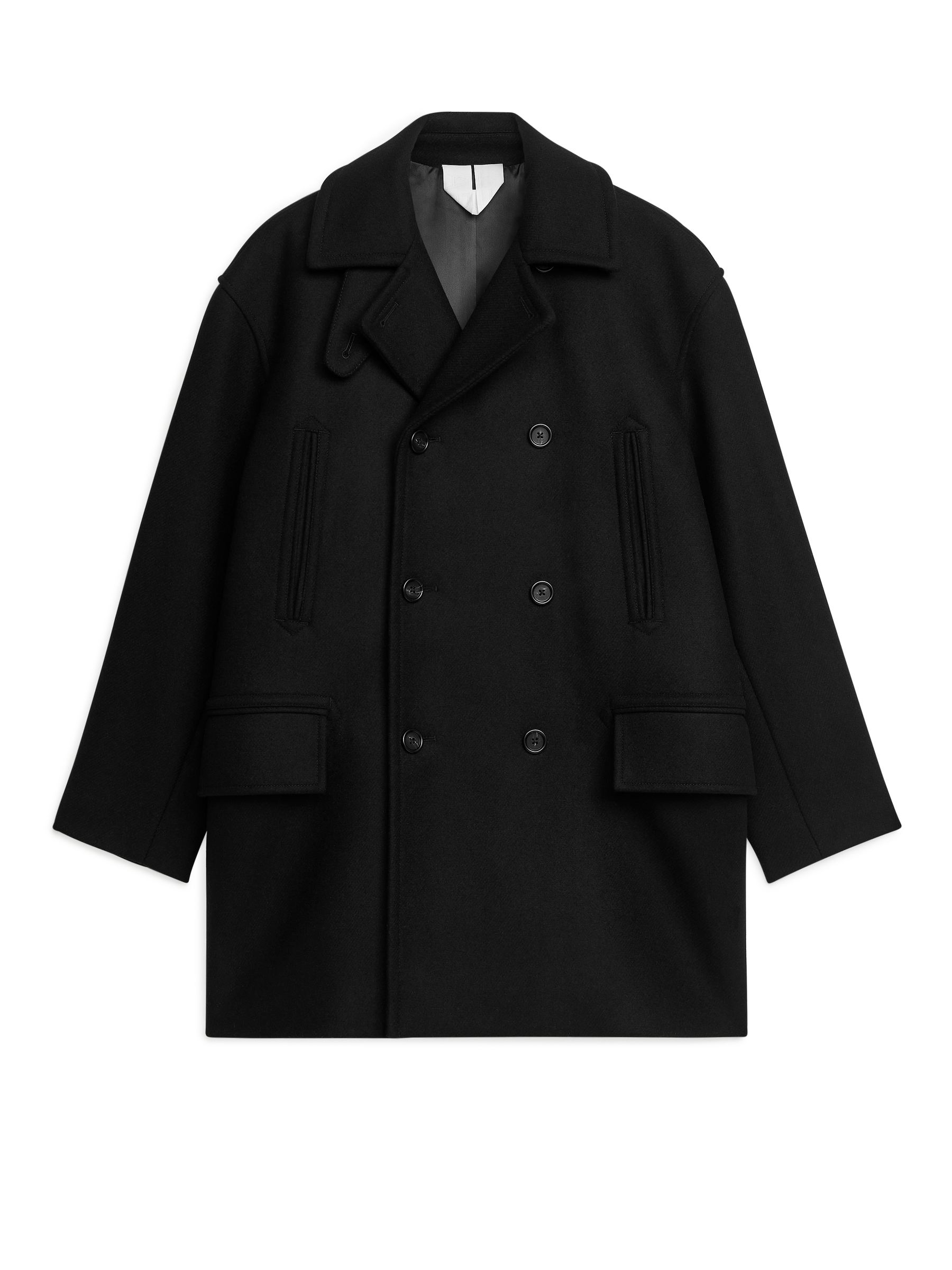 Caban in lana - Nero - Regular fit - Men - StillMedia/DescriptiveStillLife - 1