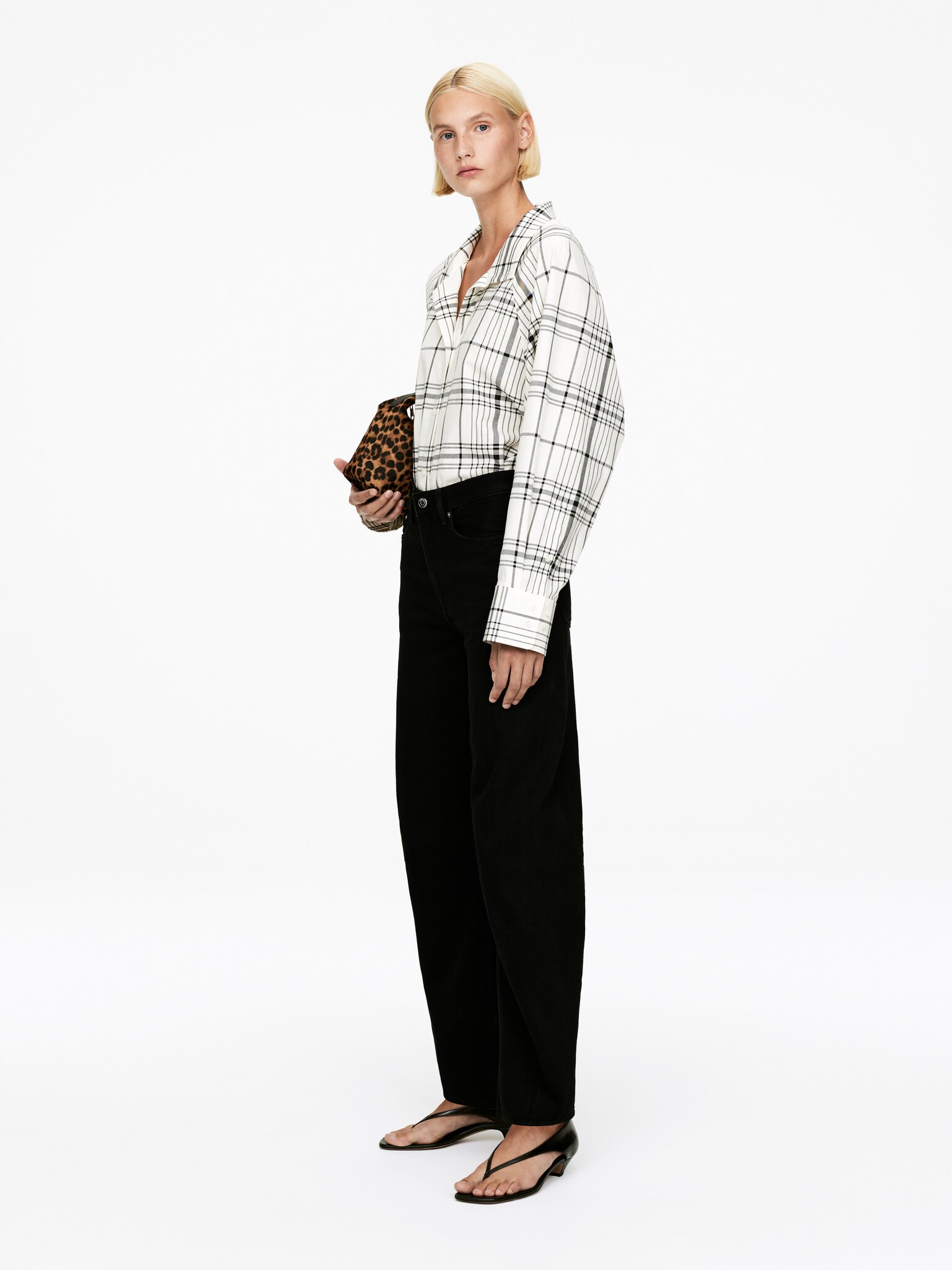 Jean barrel BLOOM - Noir/Bleu/Blanc - 3