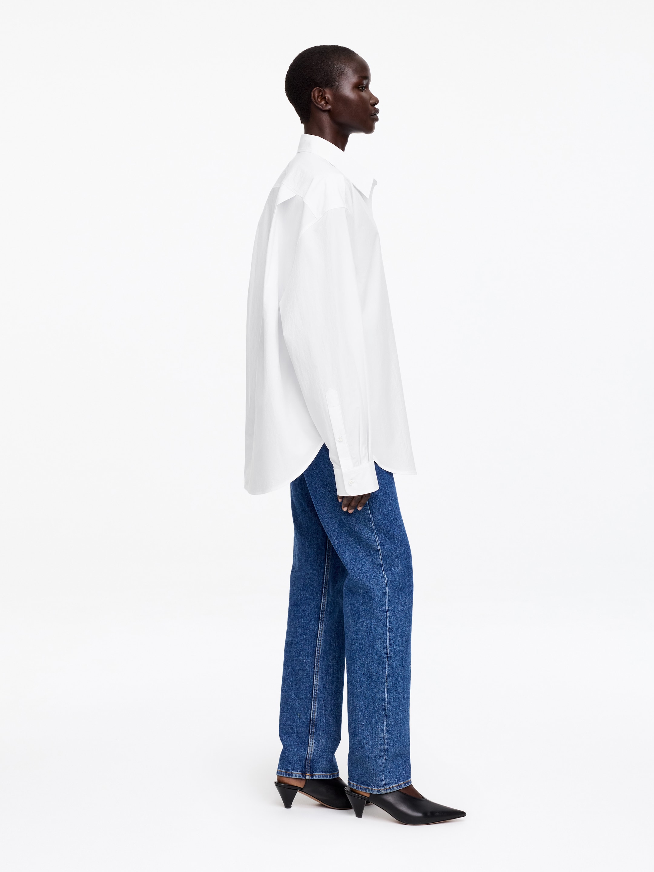 Cotton Shirt - White - Regular fit - Women - StillMedia/Lookbook - 6