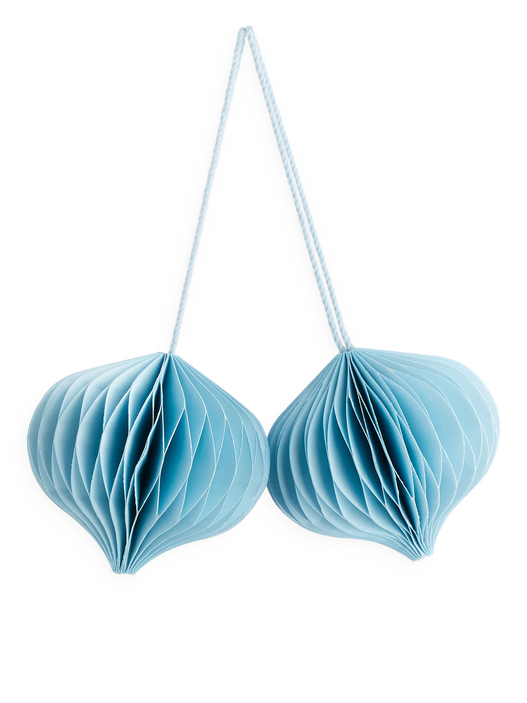 Honeycomb dekoration, 2-pack-#B7C1D9-9824