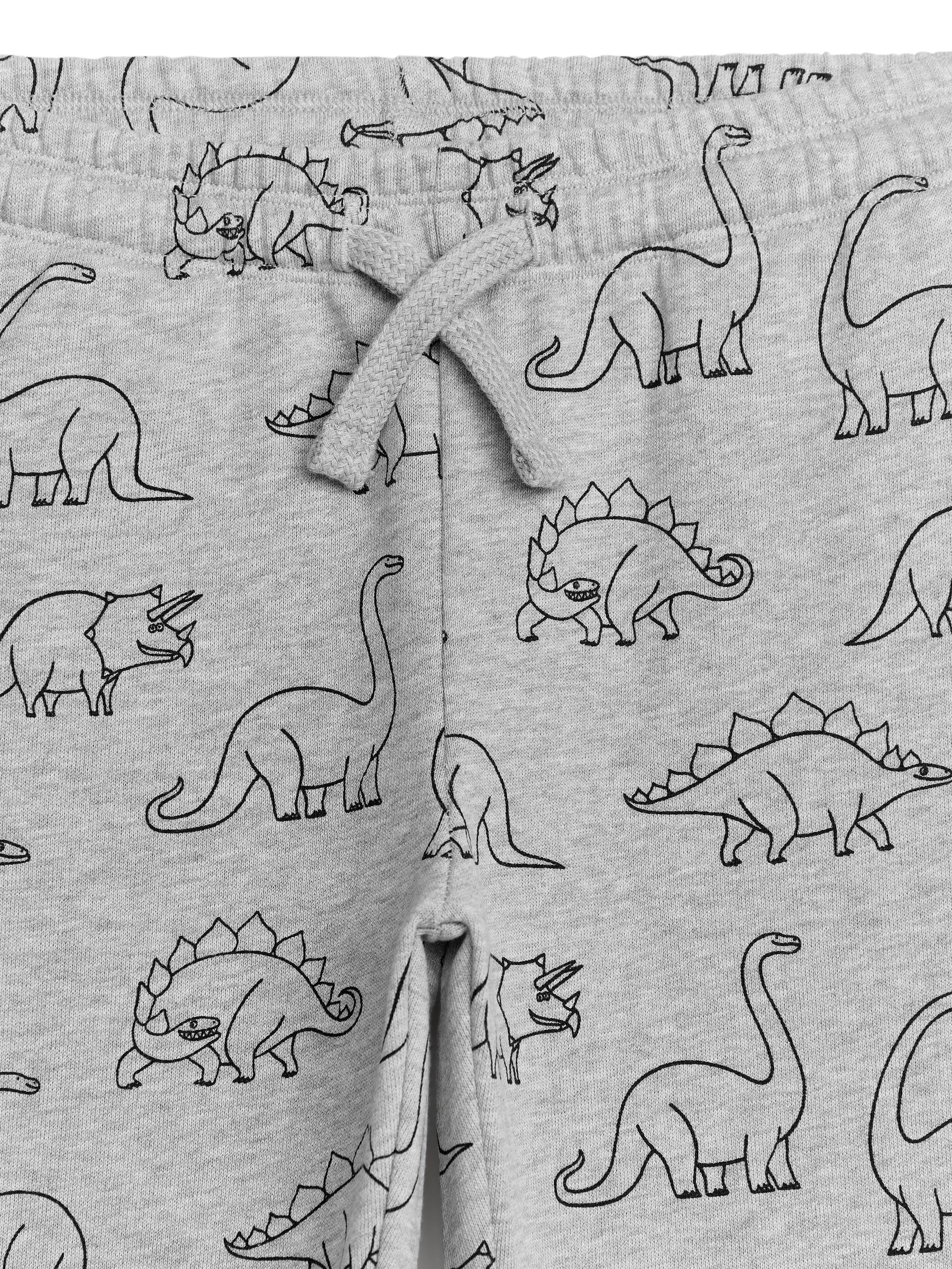 French Terry Sweatpants - Grey/Dino - Loose fit - Children - StillMedia/DescriptiveDetail - 1