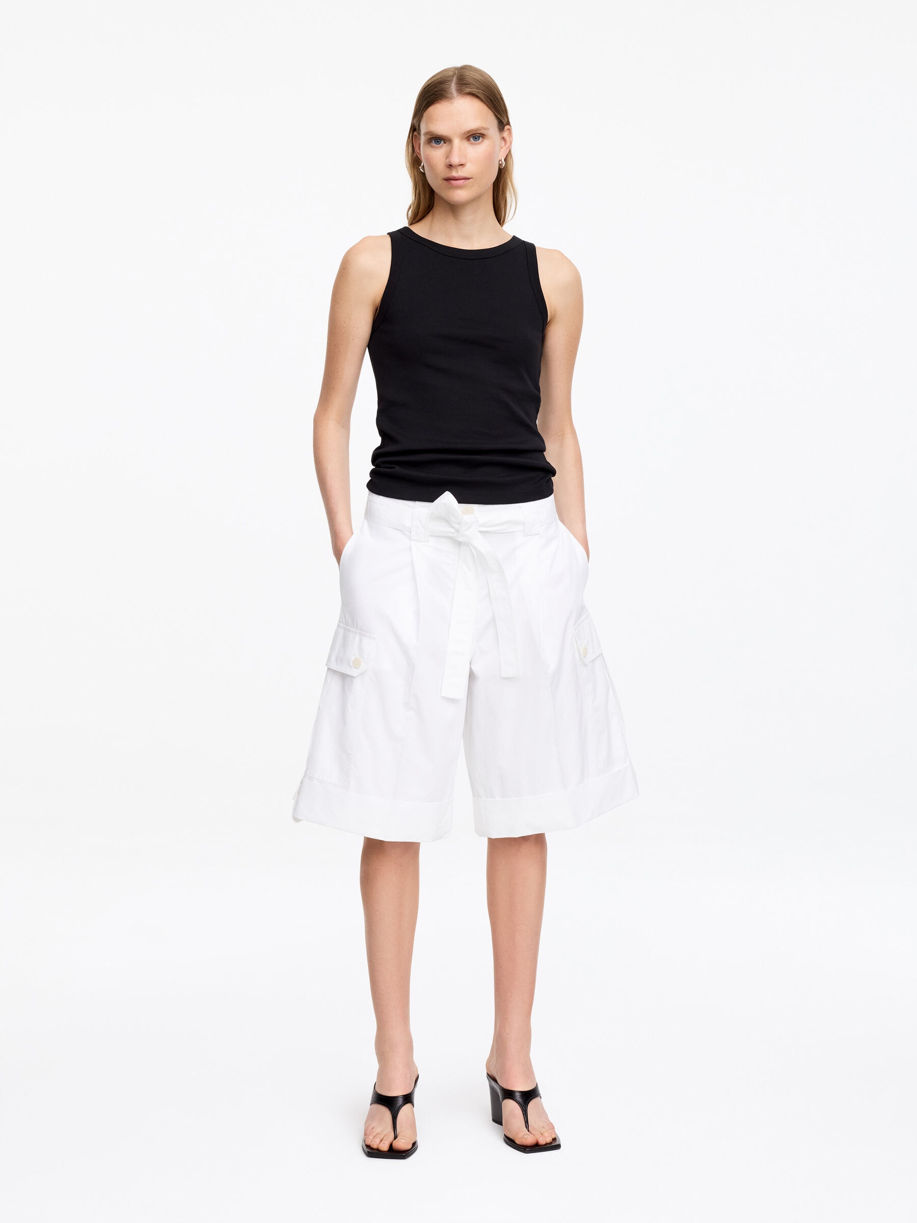 Soft Utility Shorts-#FFFFFF-19283
