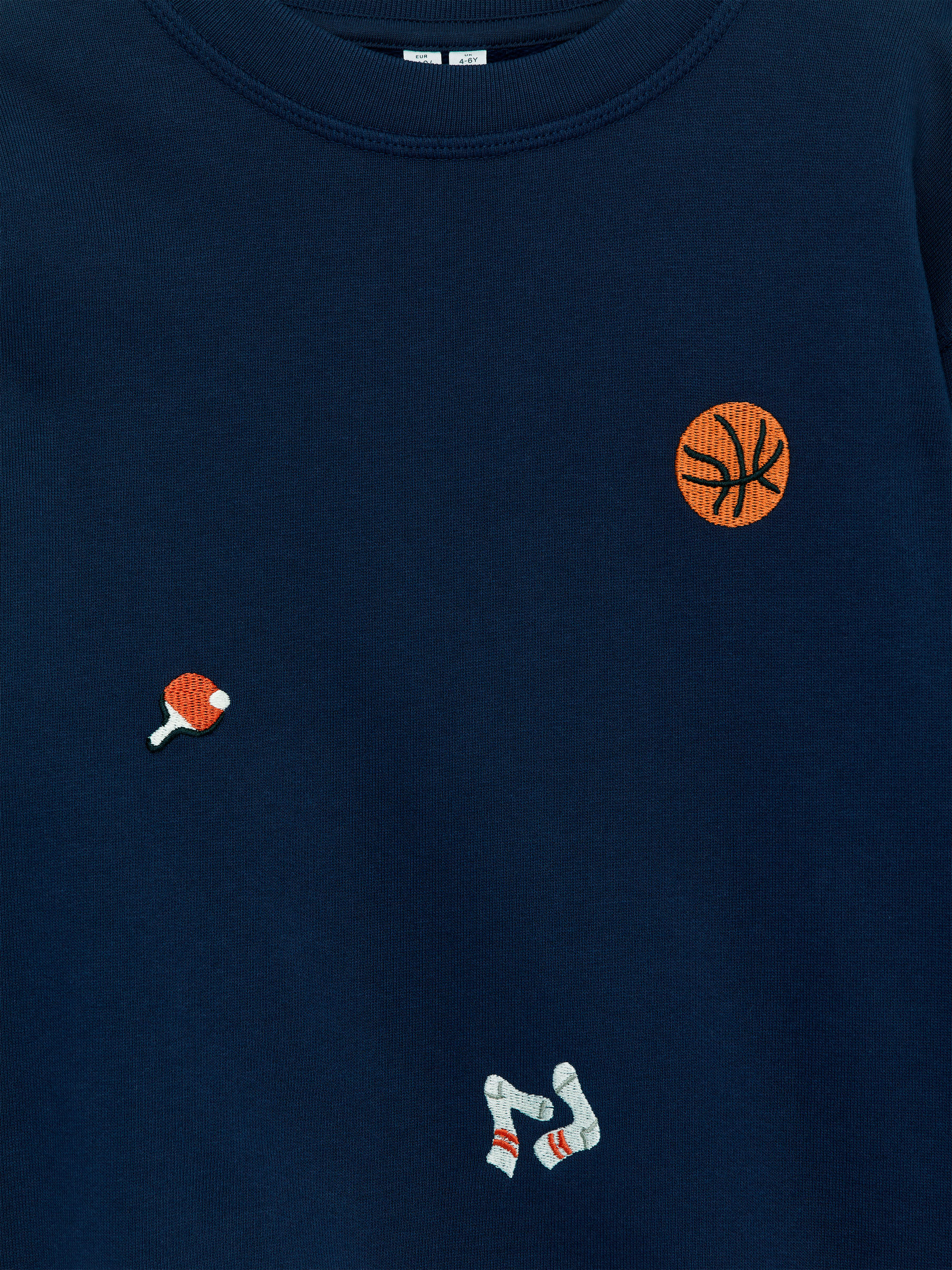 Embroidered Sweatshirt - Dark Blue - Regular fit - Children - StillMedia/DescriptiveDetail - 1