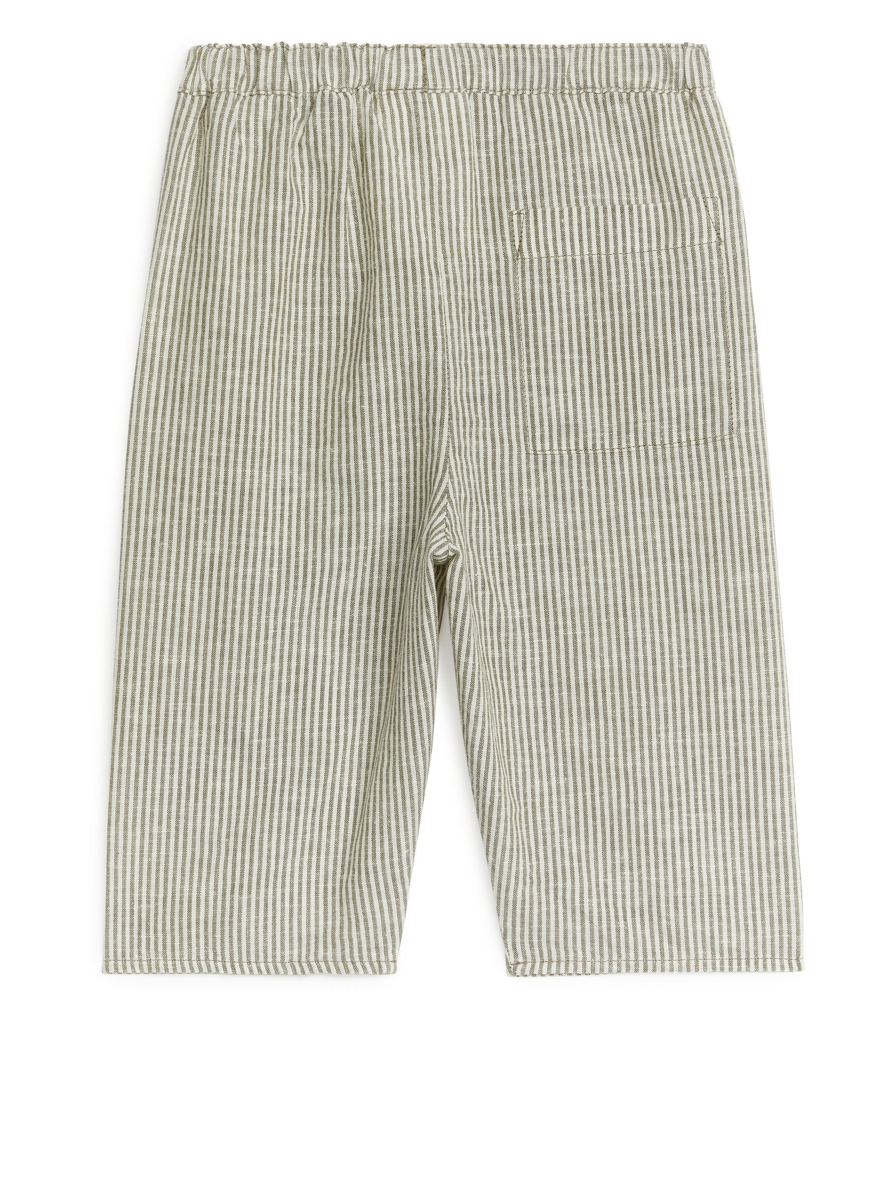 Leinenhose - Khaki/Weiß - Relaxed Fit - Kinder - StillMedia/DescriptiveStillLife - 2