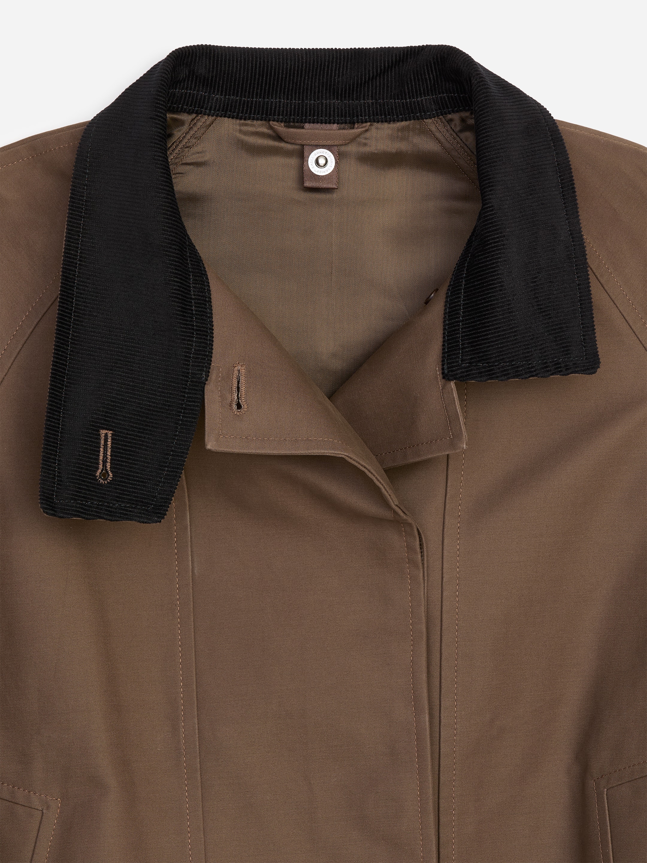Lockere Baumwolljacke - Dunkles Graubraun - Relaxed Fit - women - StillMedia/DescriptiveDetail - 8