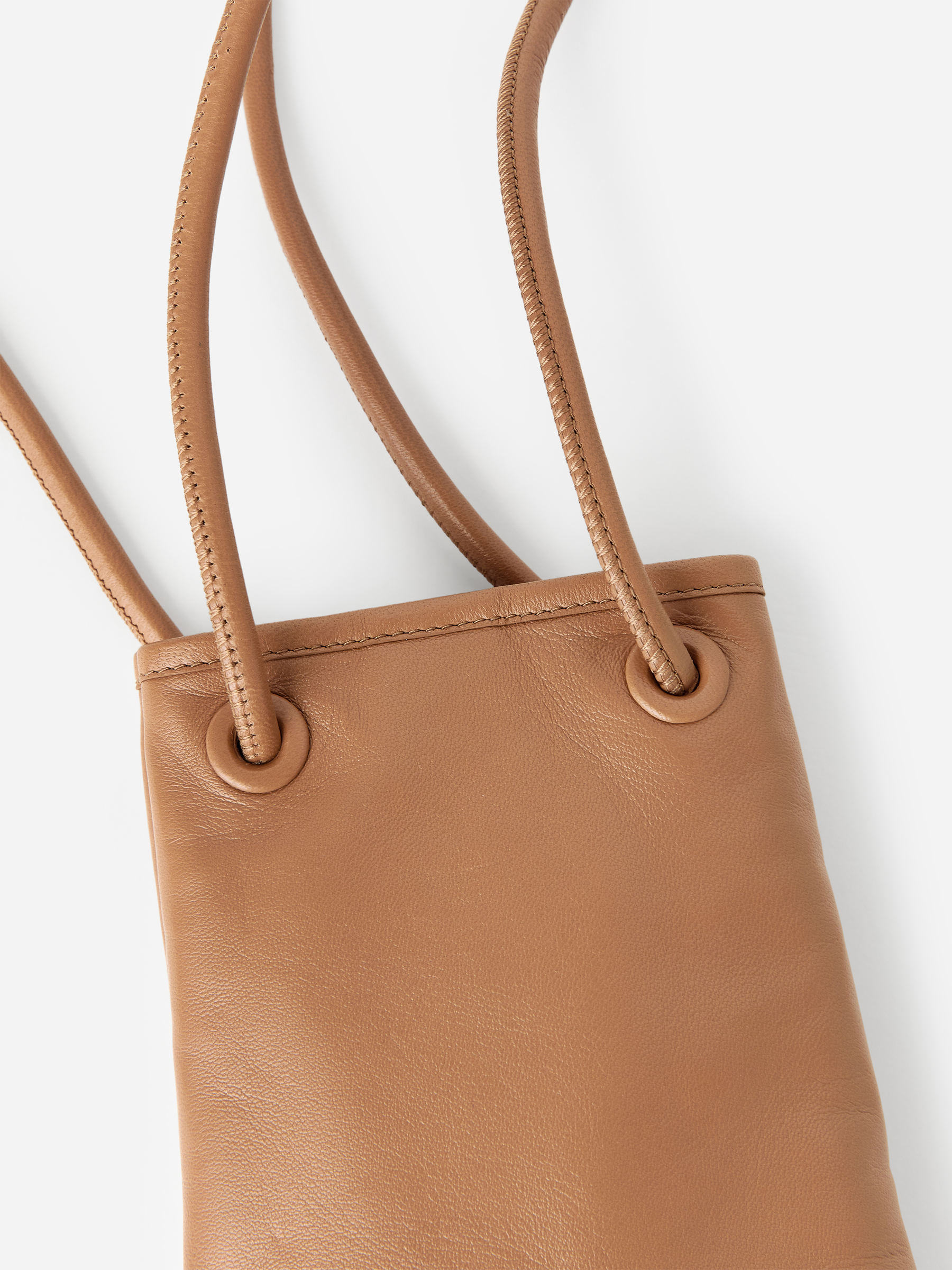 Leather Crossbody Bag - Beige - Women - StillMedia/DescriptiveDetail - 2