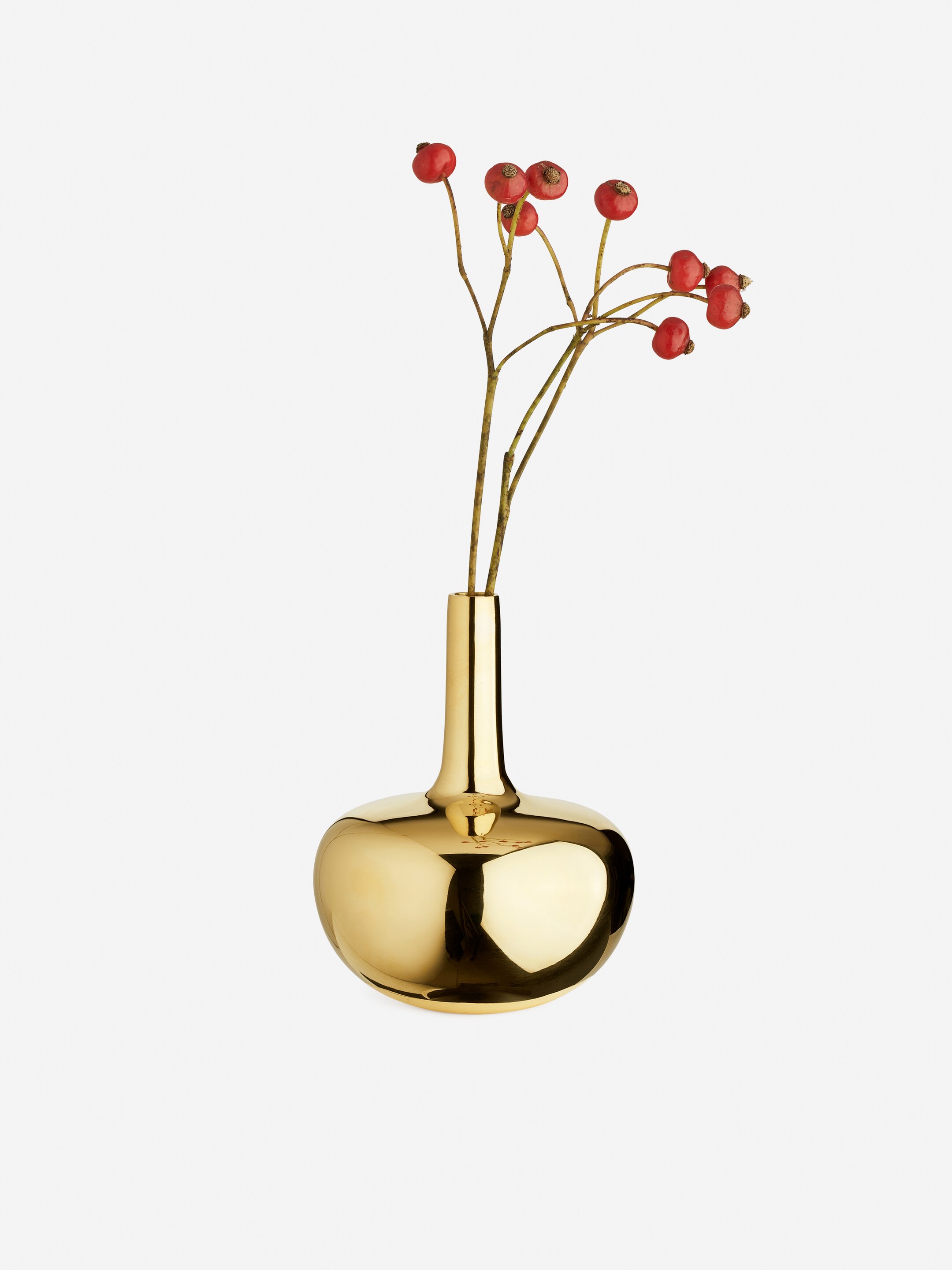 Näytä suurempi kuva: Messinkimaljakko 11 cm - Kulta - Home All | H&M FI 2