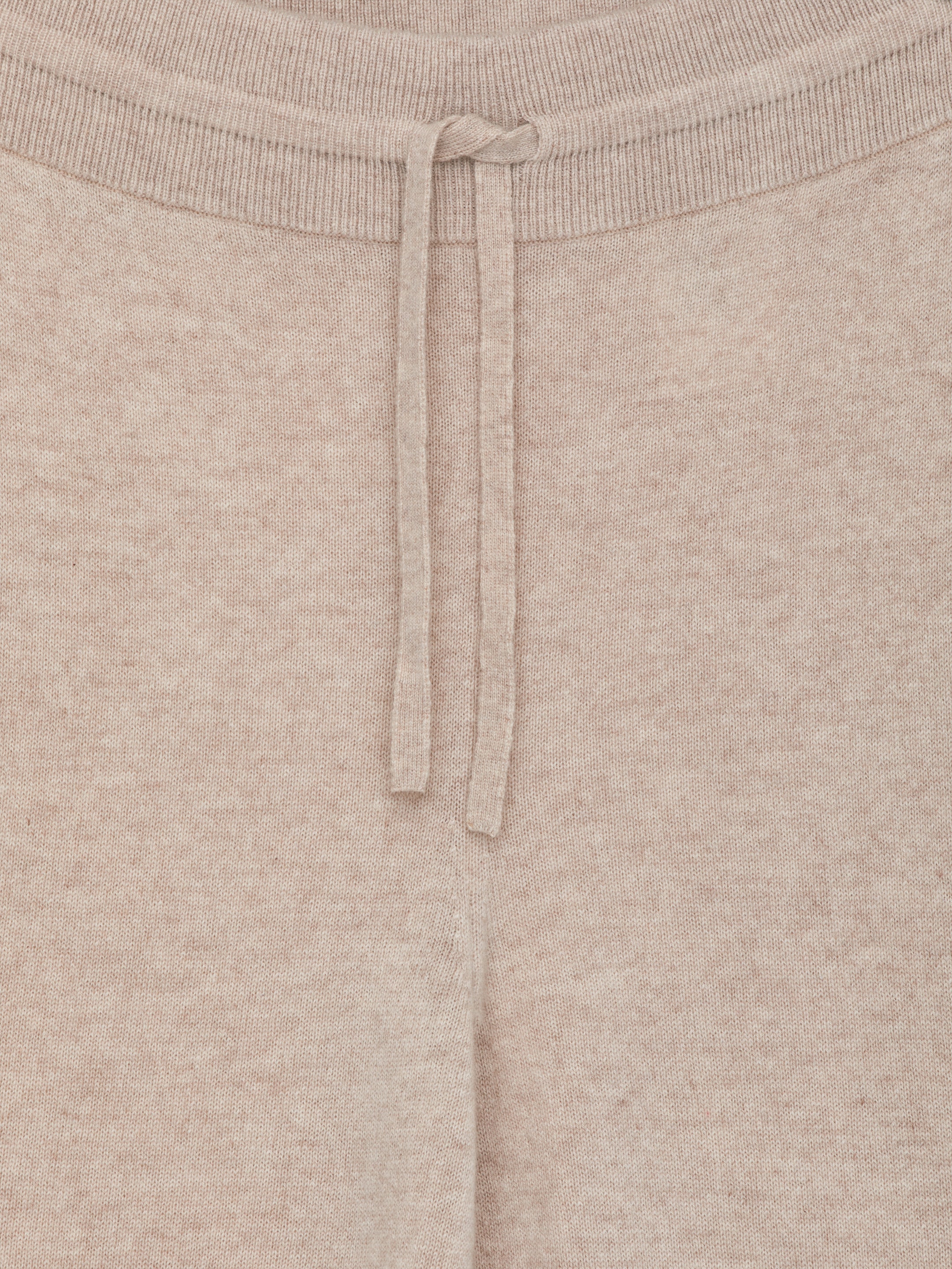 Pantalon en pur cachemire - Beige chiné - Relaxed fit - Femme - StillMedia/DescriptiveDetail - 1