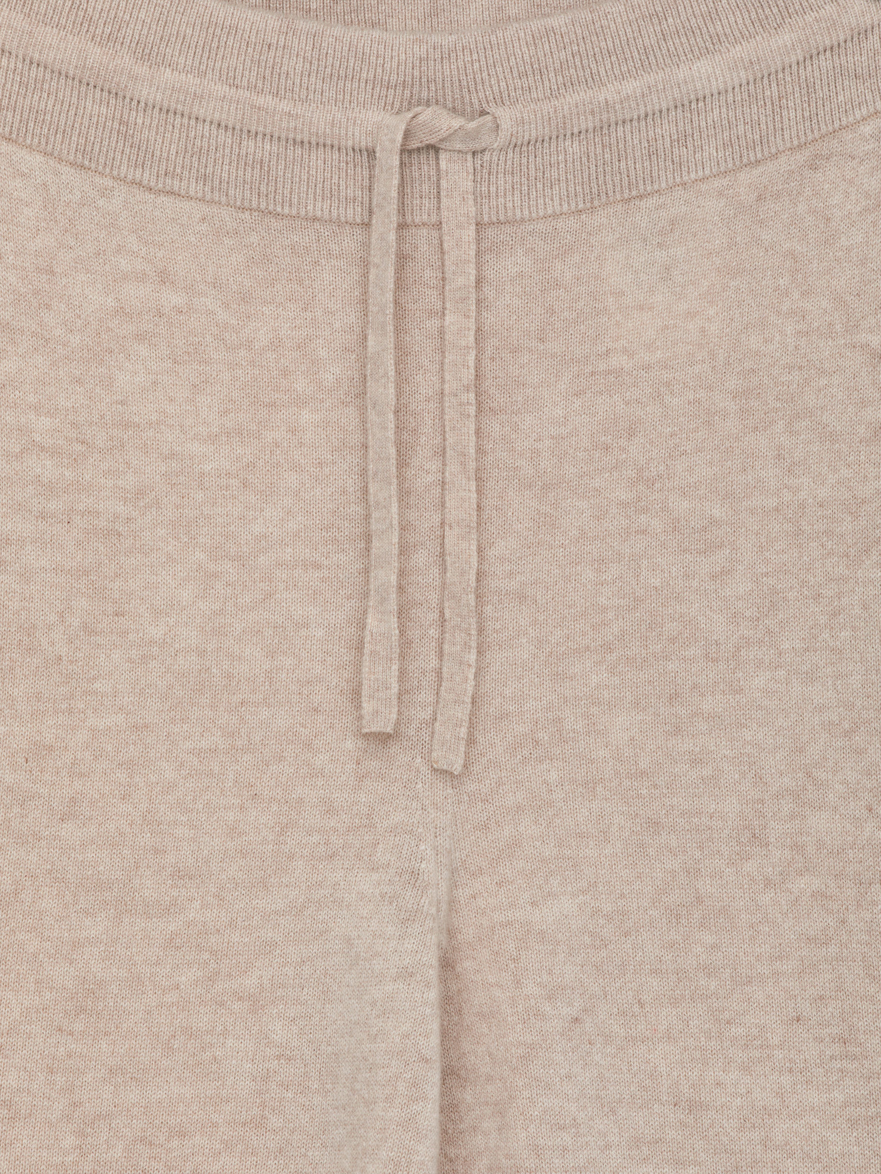 Pantalon en pur cachemire - Beige chiné - Relaxed fit - Femme - StillMedia/DescriptiveDetail - 1