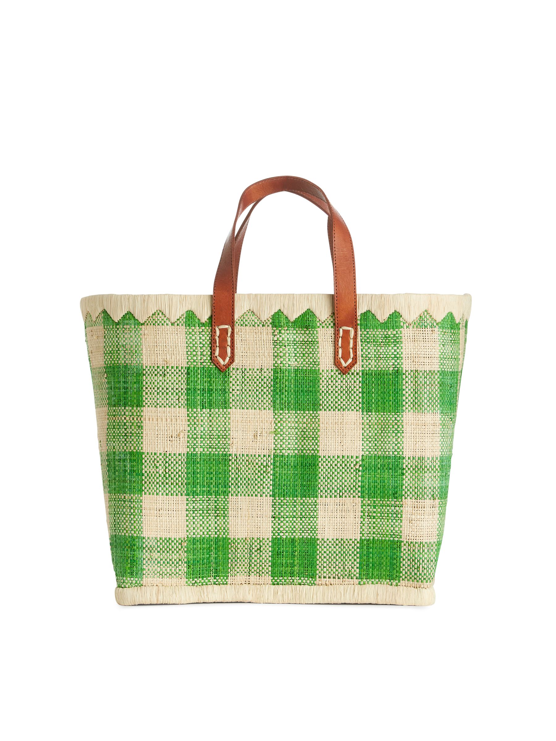 Kleine Raffiabasttasche von A World of Craft - Grün/Beige - Damen - StillMedia/DescriptiveStillLife - 1