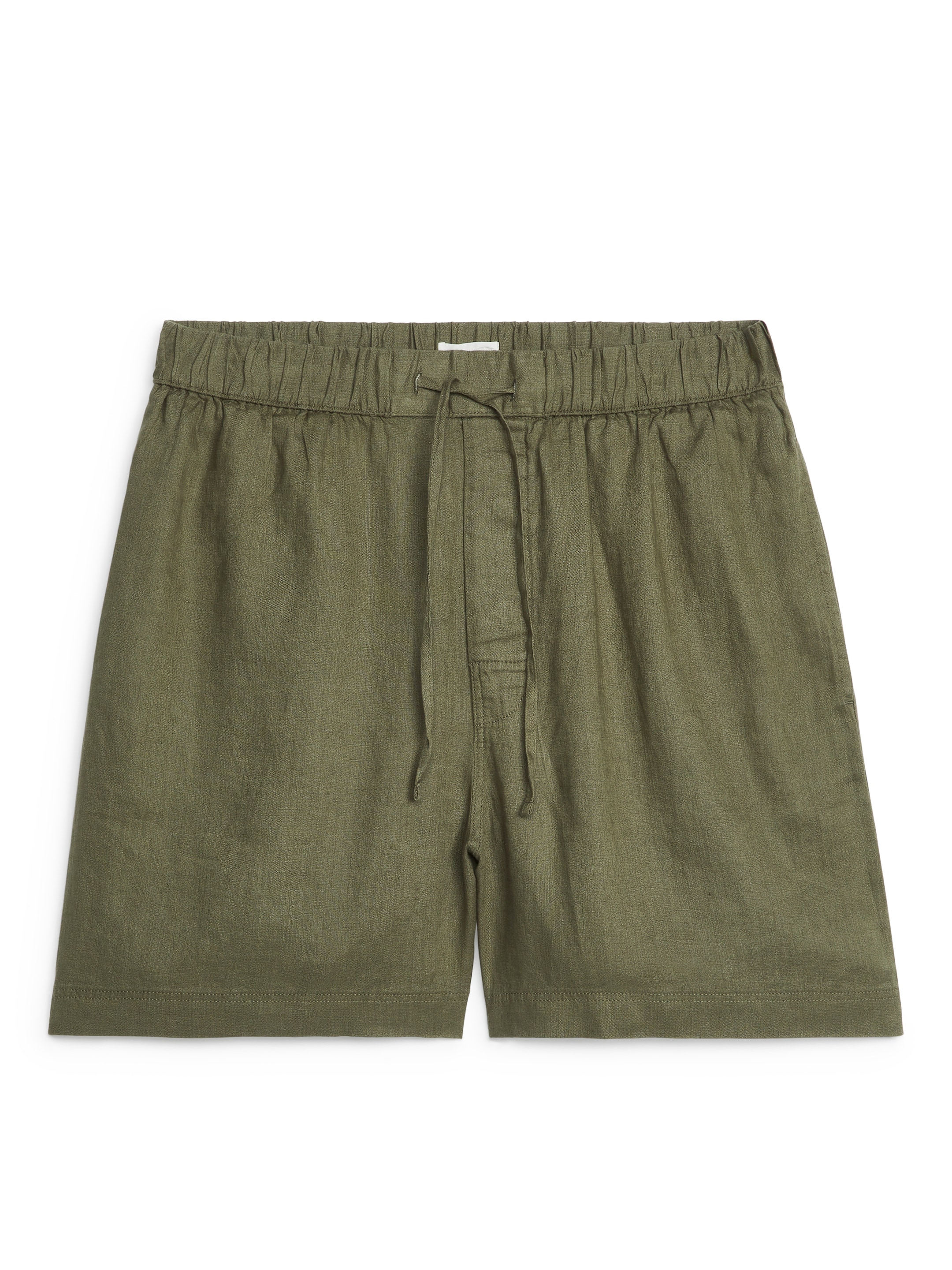 Leinen-Shorts - Khaki - Loose Fit - Herren - StillMedia/DescriptiveStillLife - 2