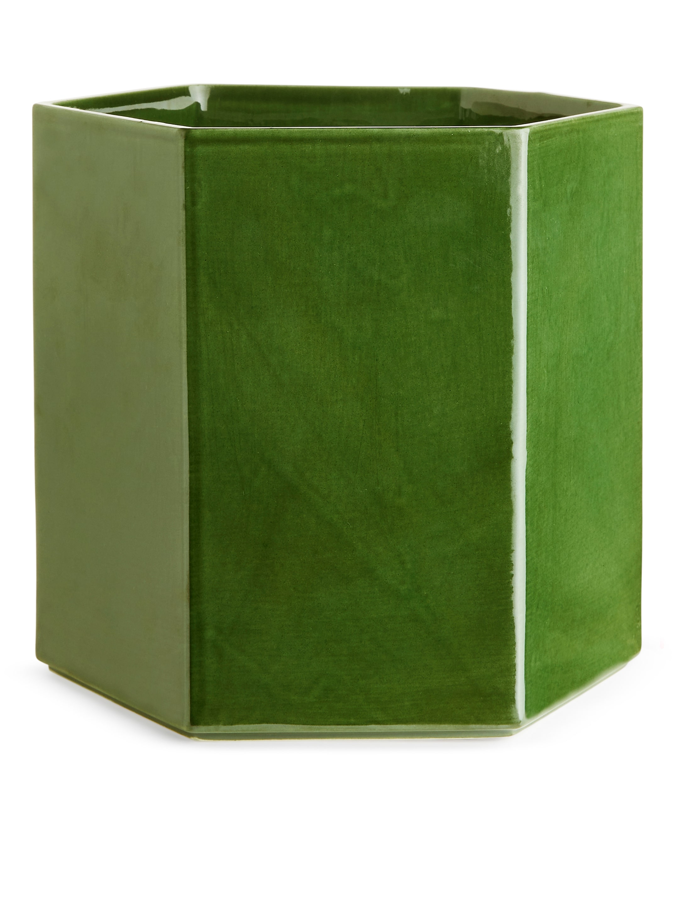 Zobacz większy obraz: Sześciokątna doniczka 22 cm - Zielony - HOME | H&M PL 1