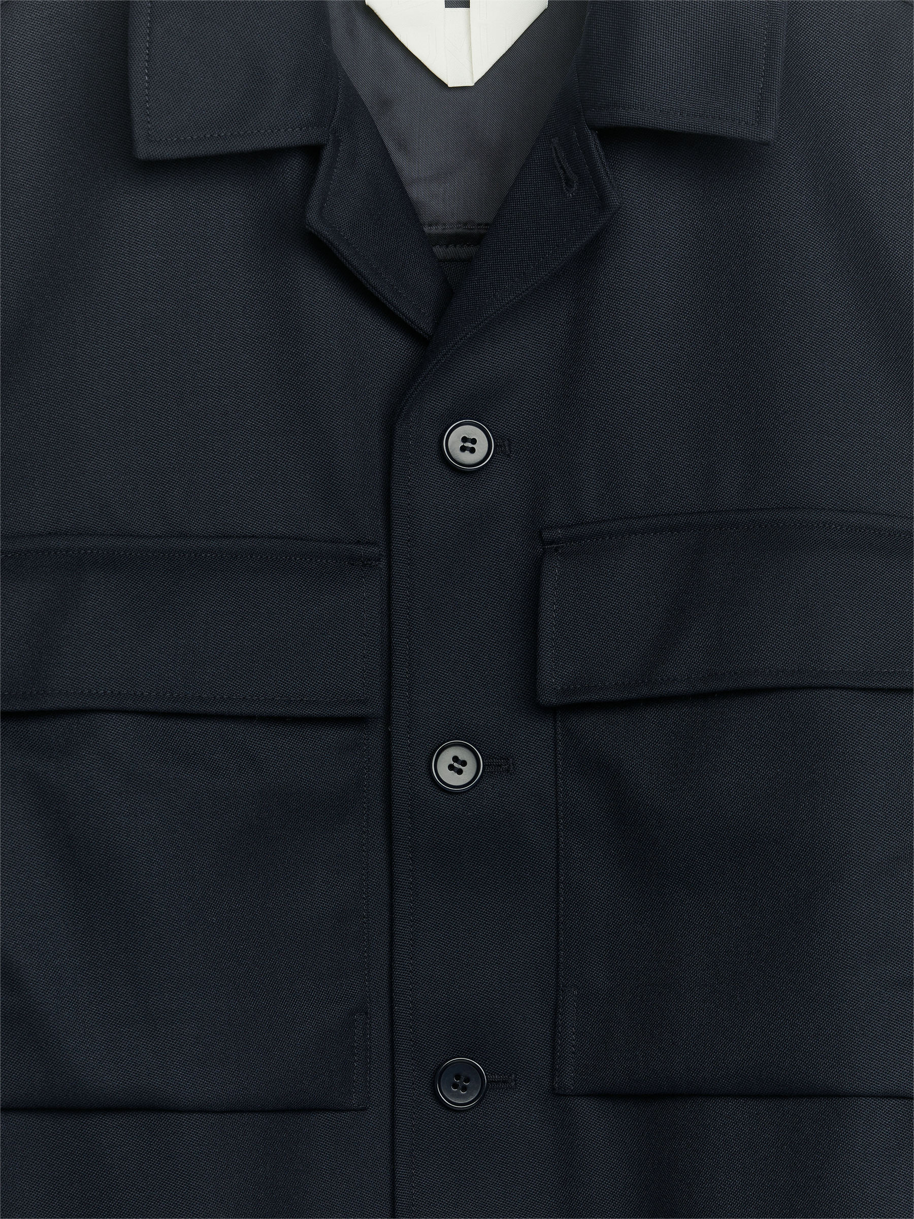 Elegante Jacke aus Wollmischung - Dunkelblau - Regular Fit - Herren - StillMedia/DescriptiveDetail - 1