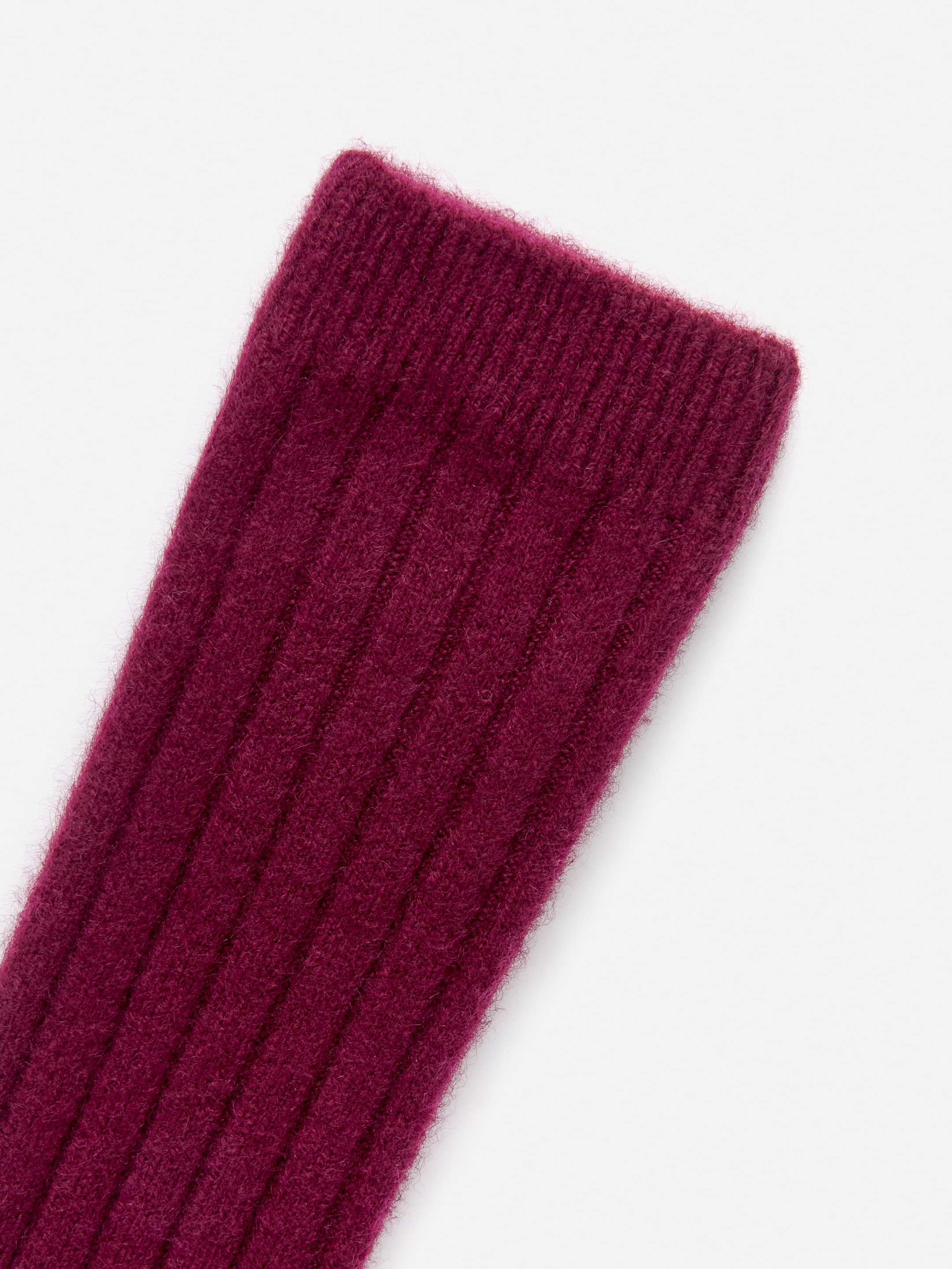 Cashmere-Blend Rib Socks - Burgundy - women - StillMedia/DescriptiveDetail - 2