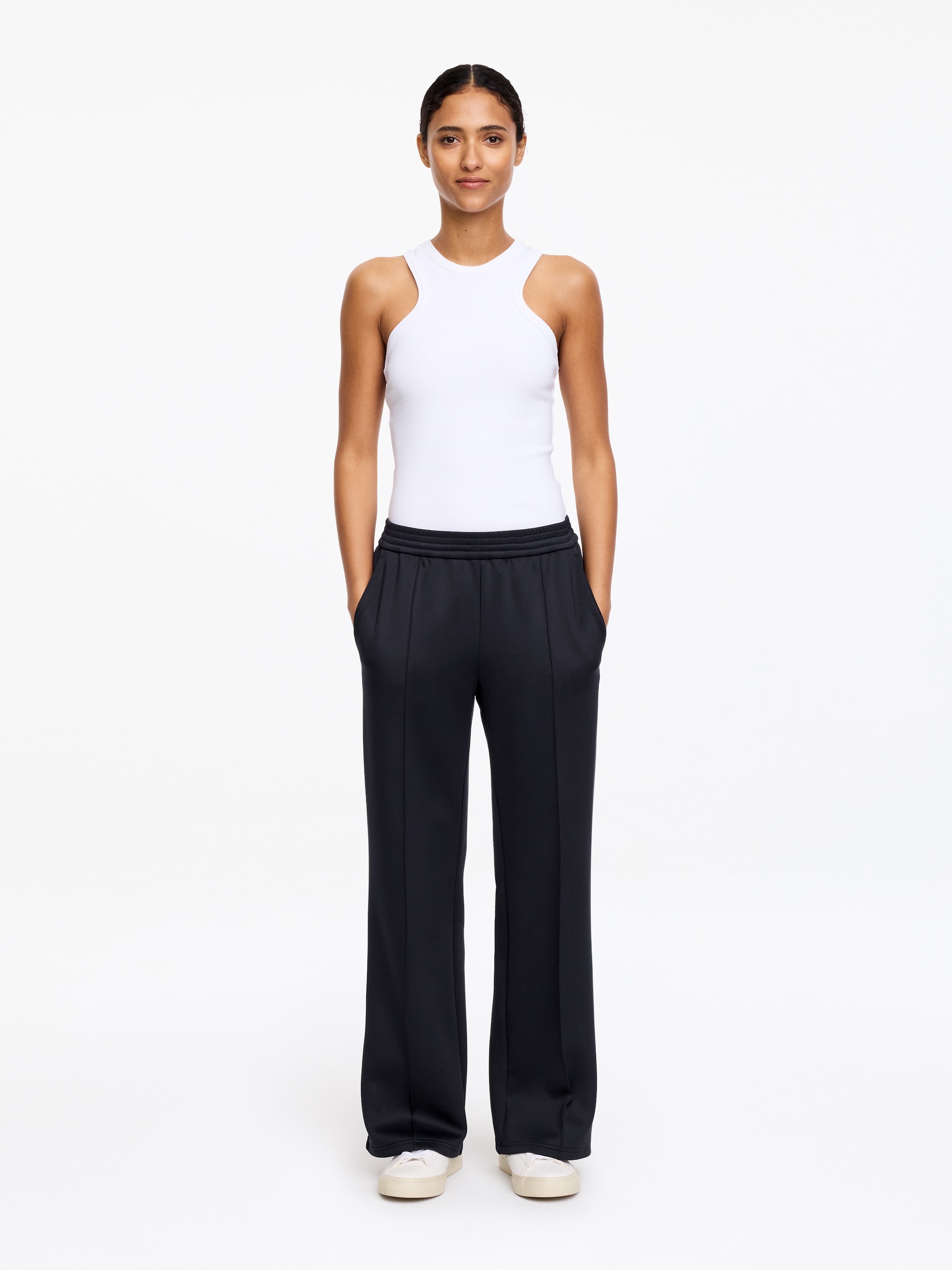 Pantaloni da tuta con nervature-#262427-18795